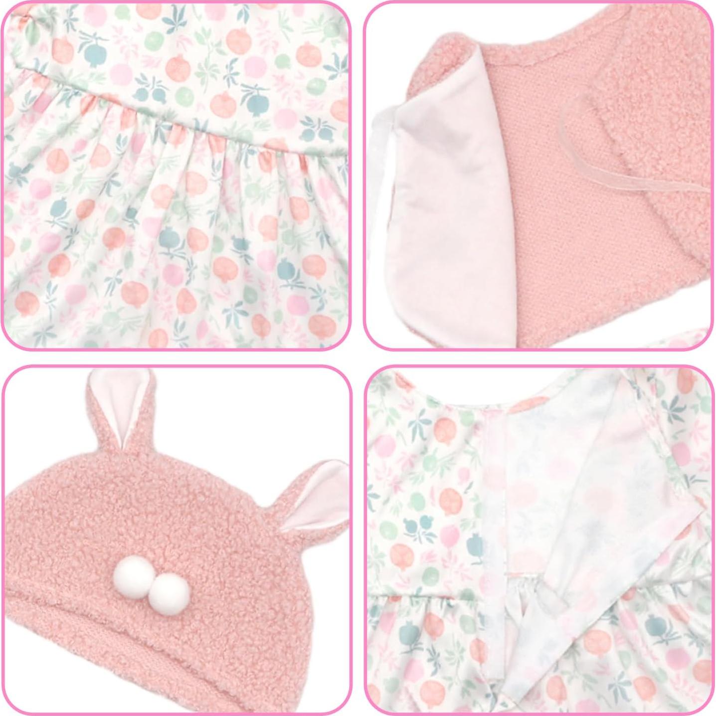 Ropa para Muñecas Reborn 20-22" 18INDC - 3 Conjuntos