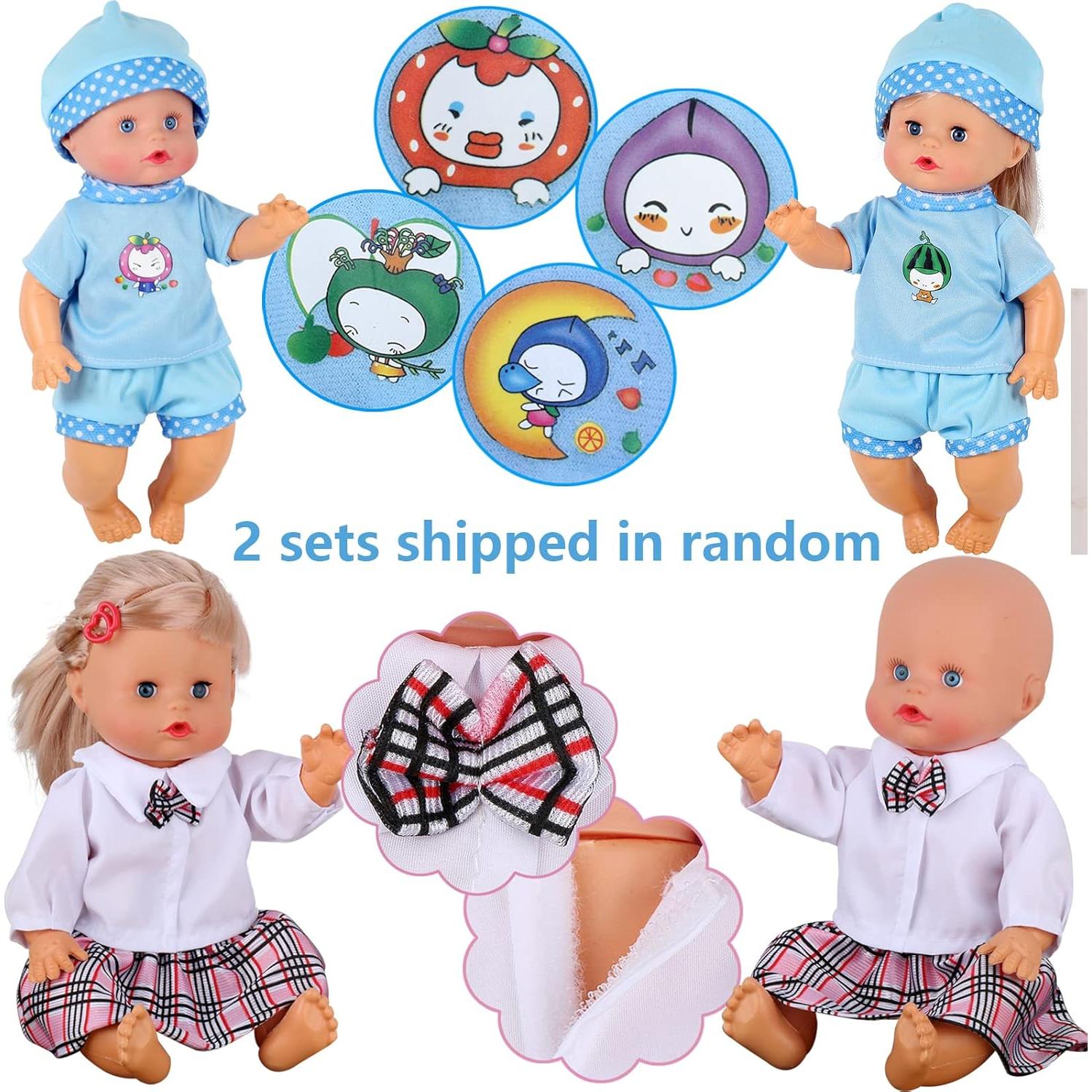 Conjunto de Ropa para Muñeca Reborn 9-11 Pulgadas con Accesorios