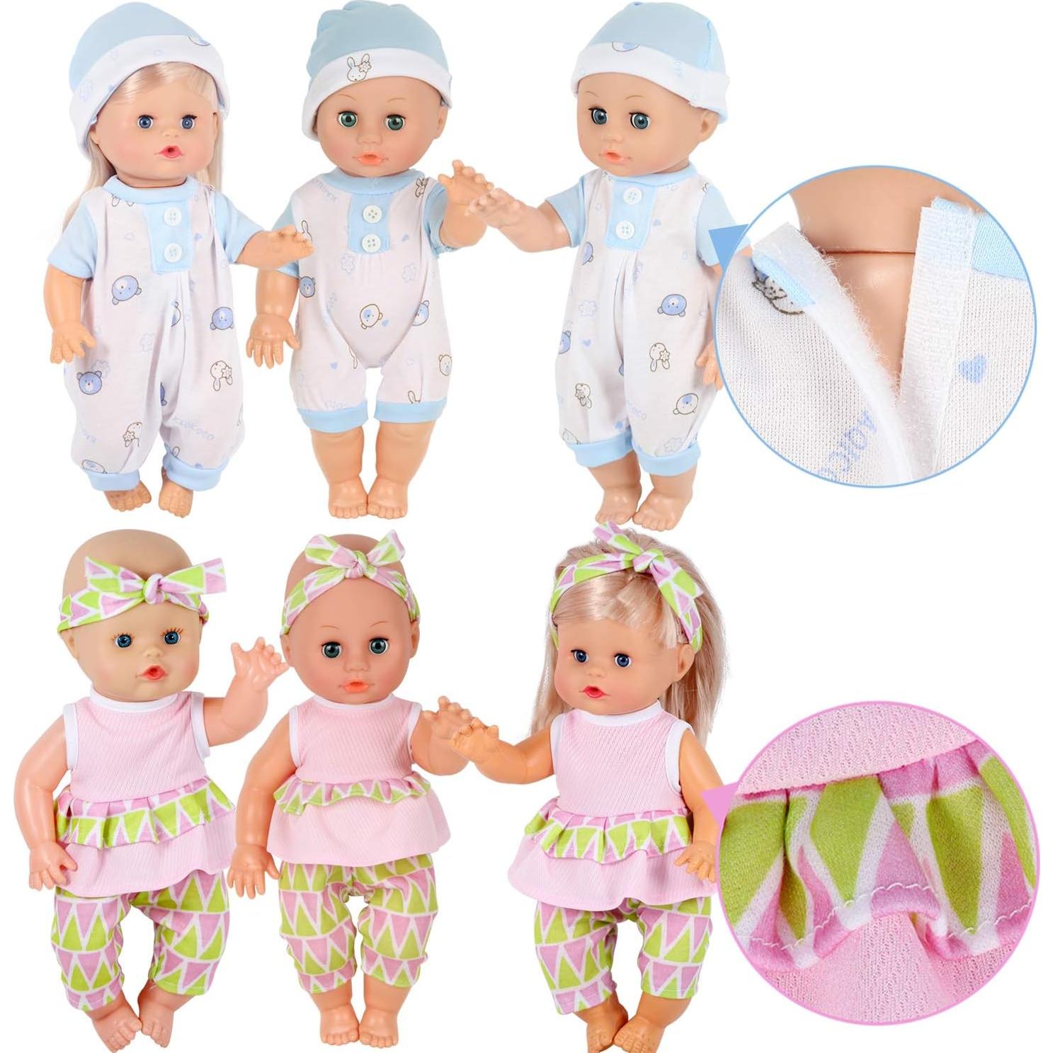 Conjunto de Ropa para Muñeca Reborn 9-11 Pulgadas con Accesorios