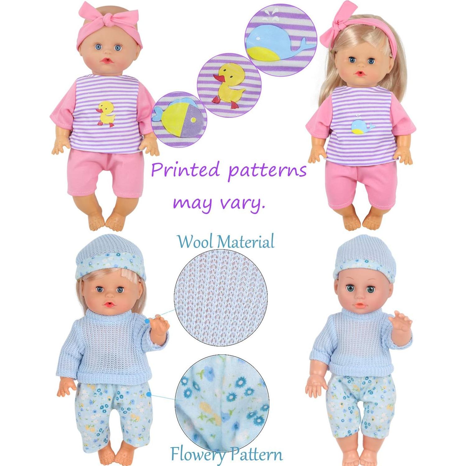 Conjunto de Ropa para Muñeca Reborn 9-11 Pulgadas con Accesorios