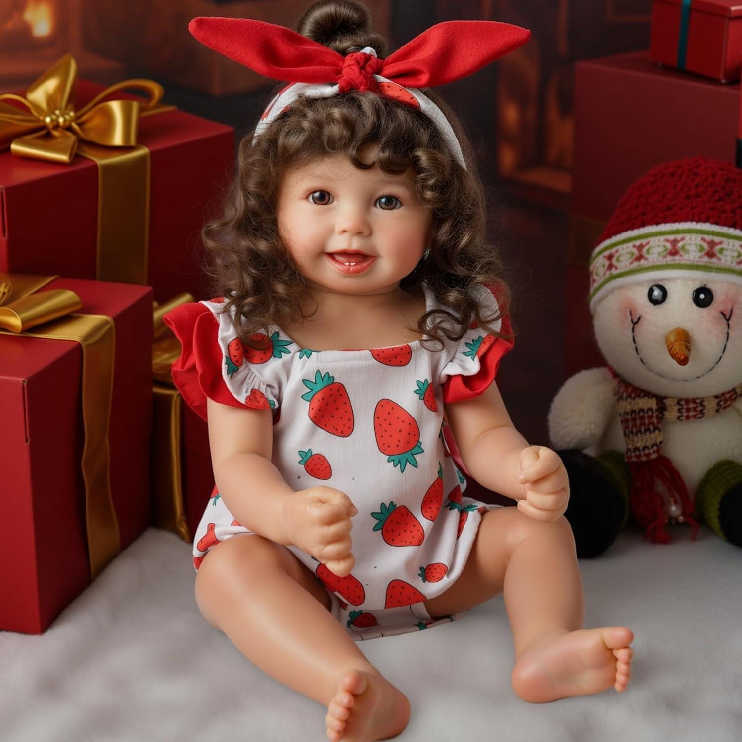 Conjunto Ropa Muñeca Reborn BABESIDE 17-22 Pulgadas Fresas