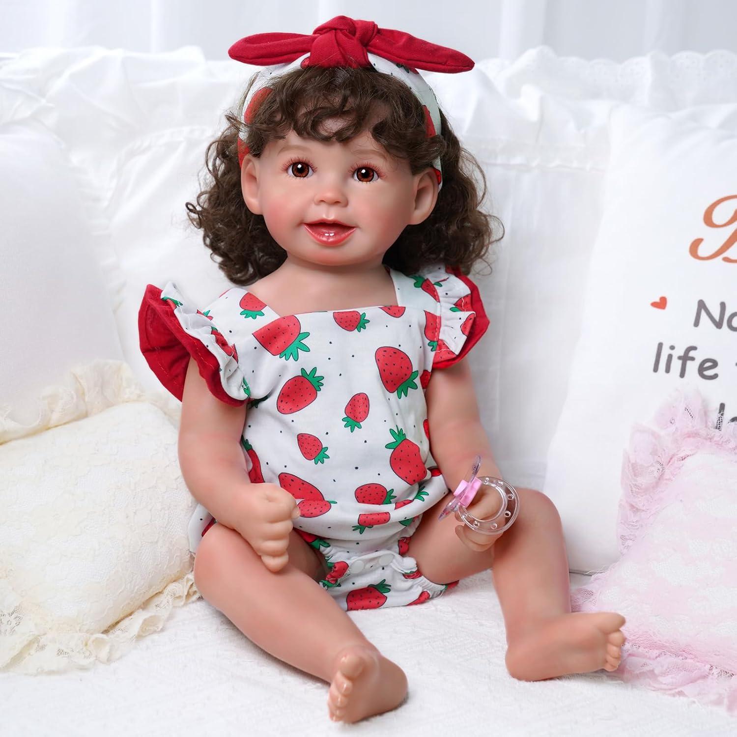 Conjunto Ropa Muñeca Reborn BABESIDE 17-22 Pulgadas Fresas