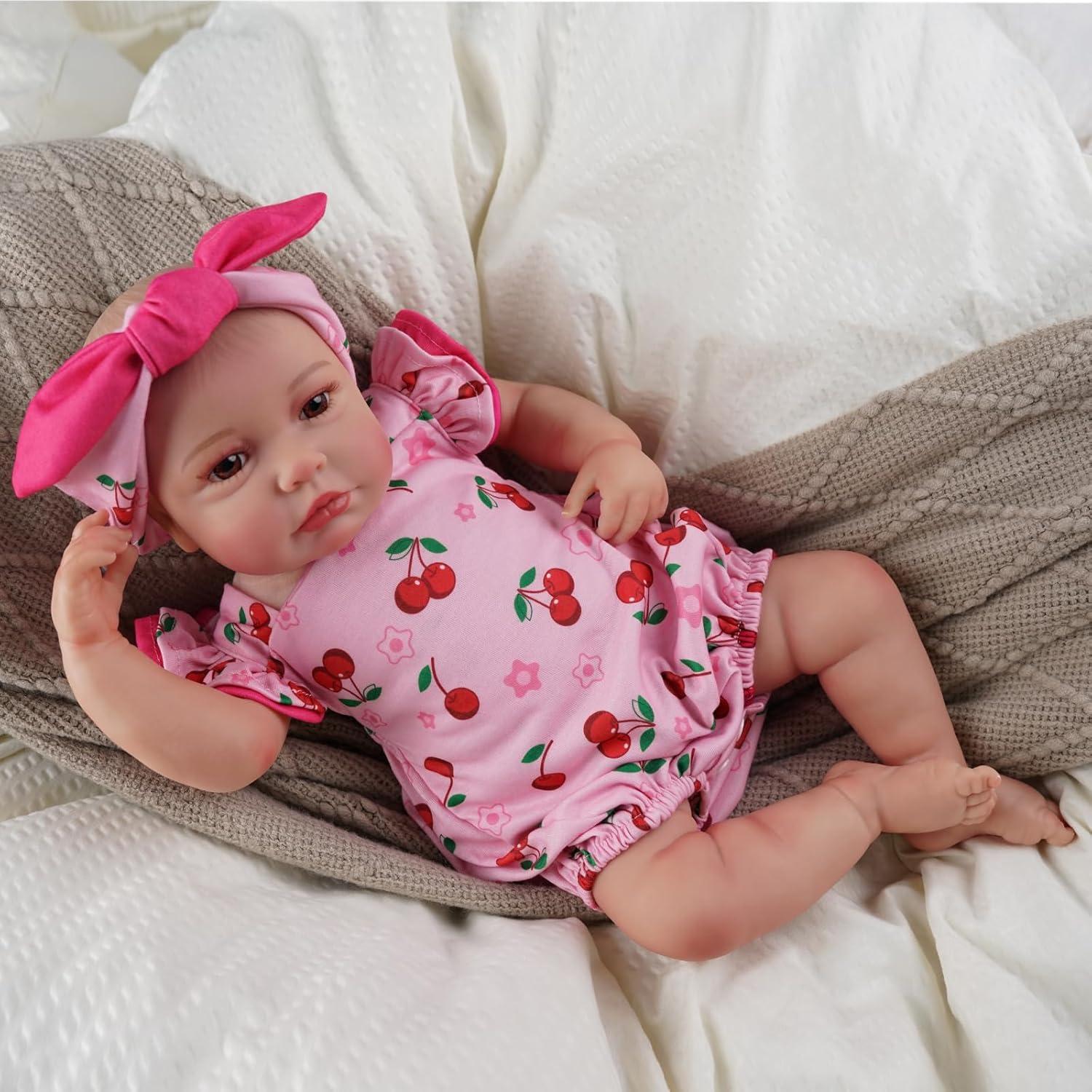 Ropa para Muñeca Reborn BABESIDE Cereza 17-22 Pulgadas