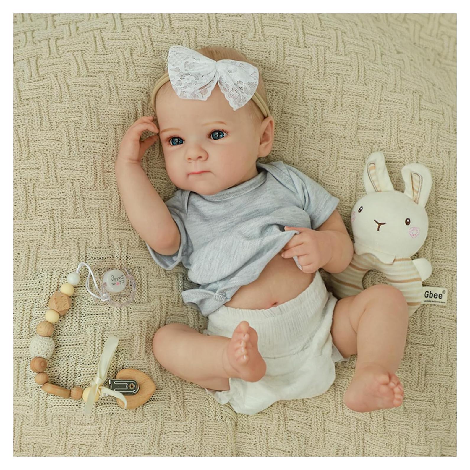 Muñeca Reborn Realista WOOROY 20 Pulgadas Silicona Vinilo