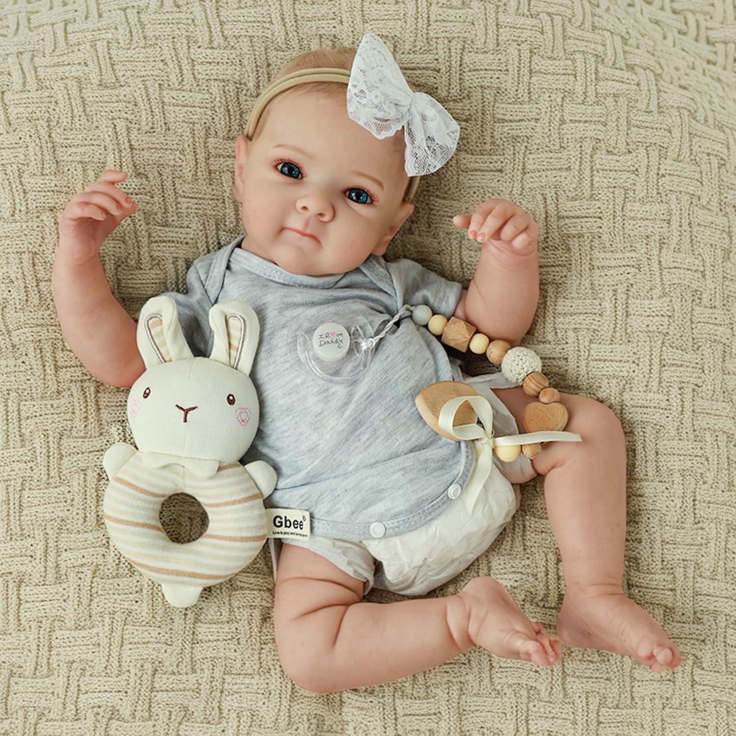 Muñeca Reborn Realista WOOROY 20 Pulgadas Silicona Vinilo