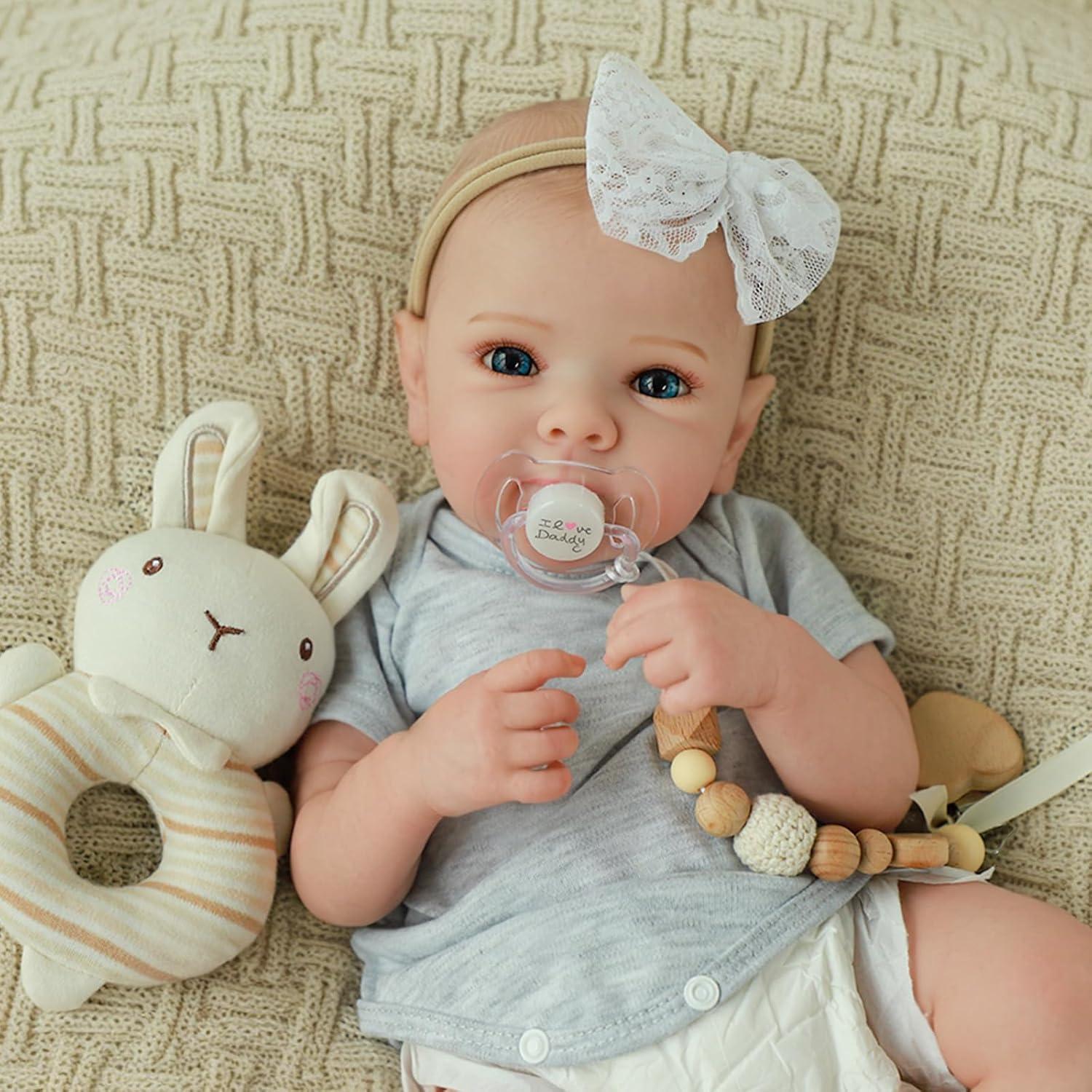 Muñeca Reborn Realista WOOROY 20 Pulgadas Silicona Vinilo