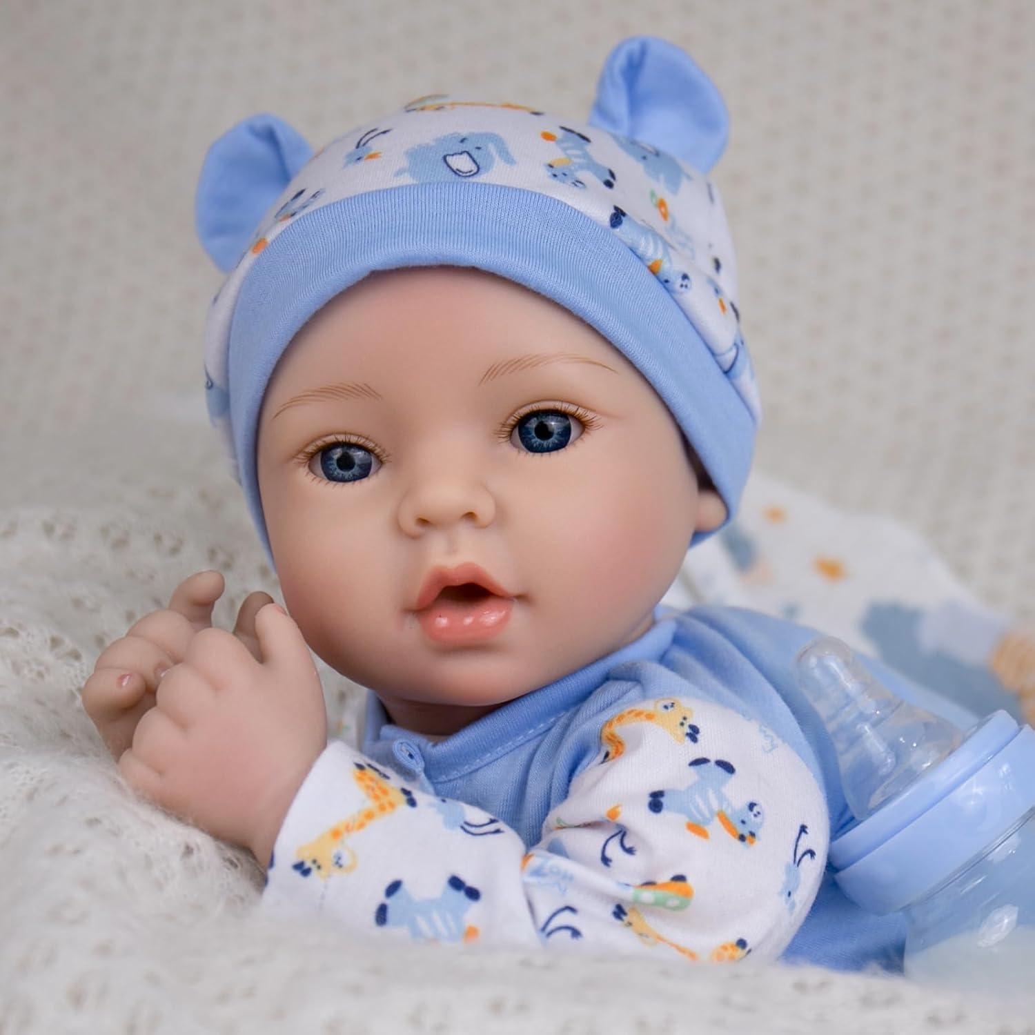 Muñeca de Bebé Renacida UOFTKIZ 46 cm Realista con Ropa