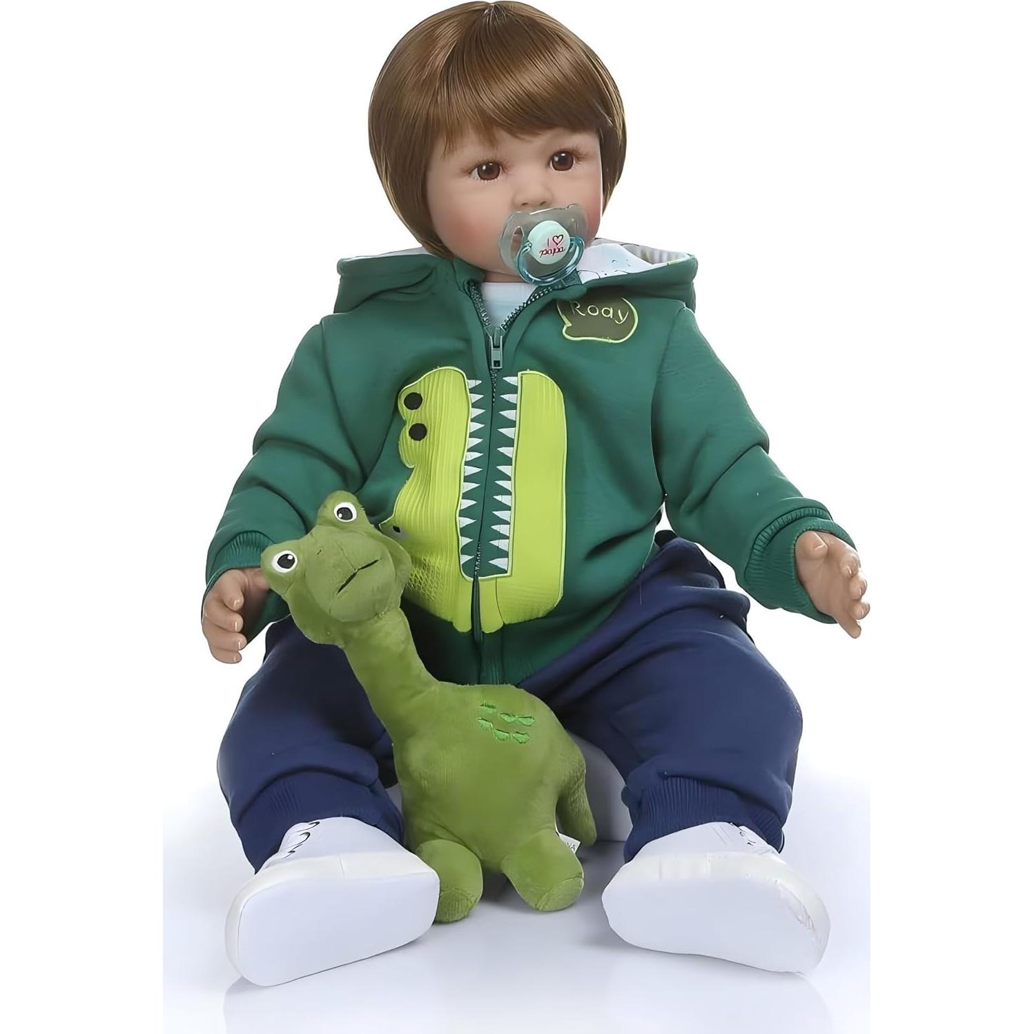 Muñeca Reborn iCradle 60cm Silicona Suave Hecha a Mano