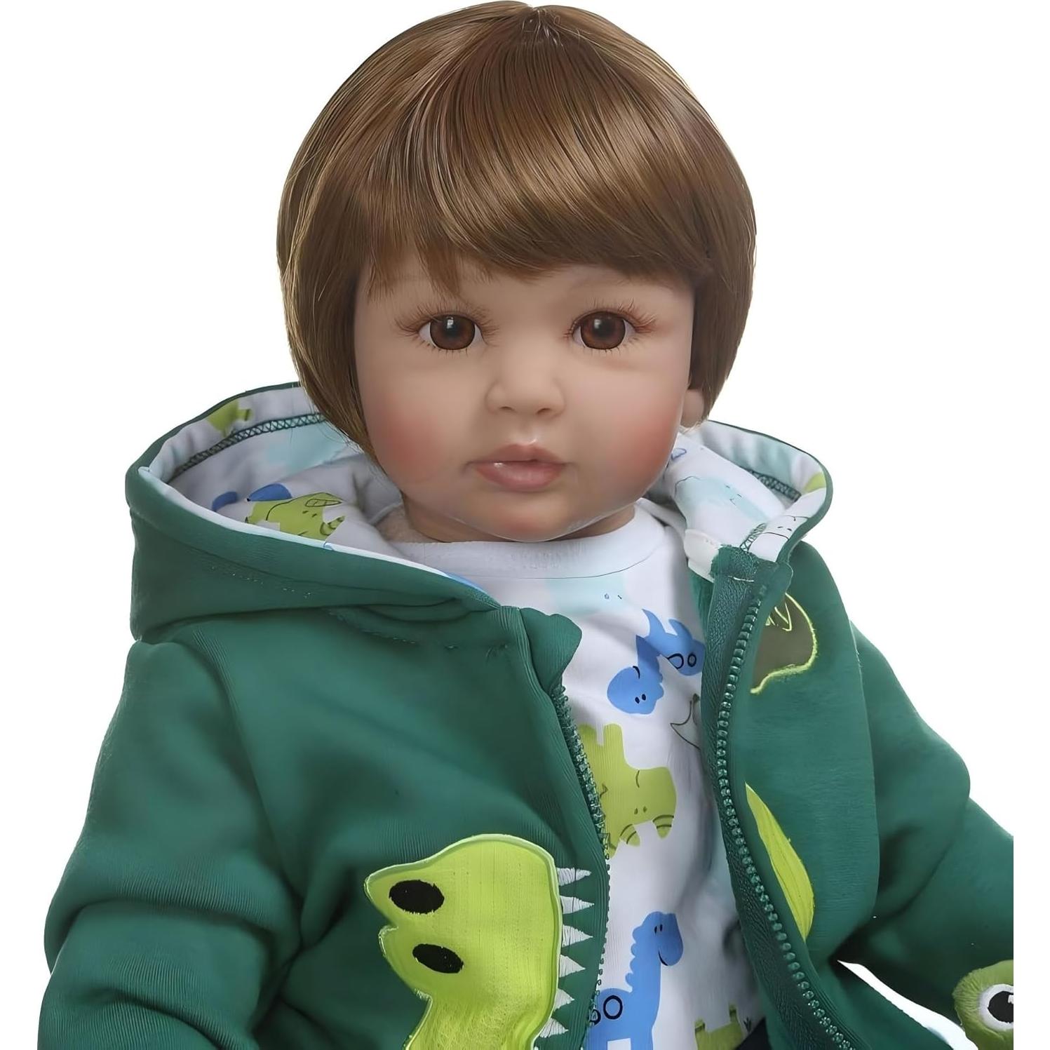 Muñeca Reborn iCradle 60cm Silicona Suave Hecha a Mano