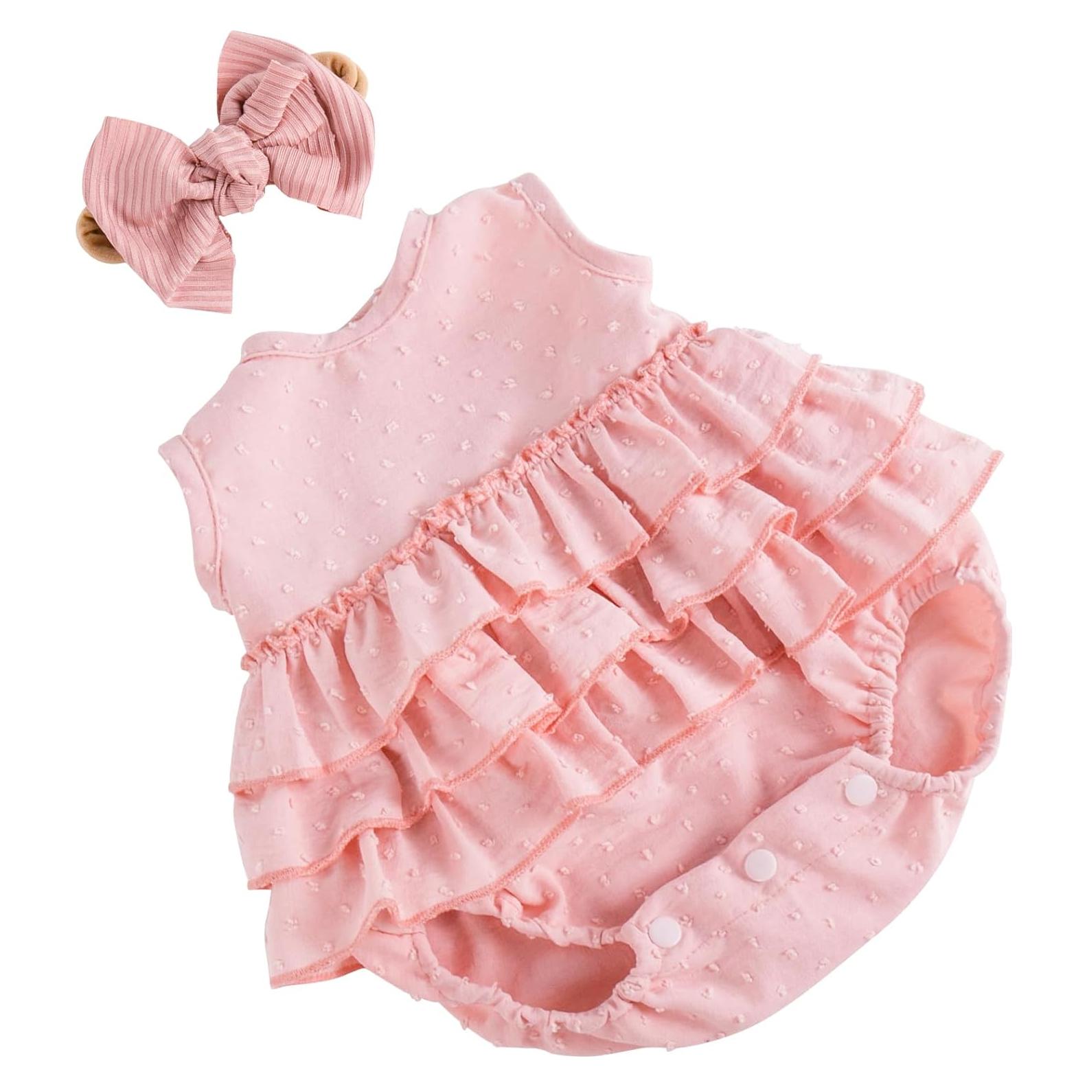 Conjunto de Ropa Rosa Aori para Muñecas Bebé 43-51 cm