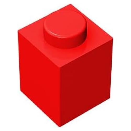 Bloques de Construcción Clásicos 1x1 TTEHGB 100 Piezas Rojo