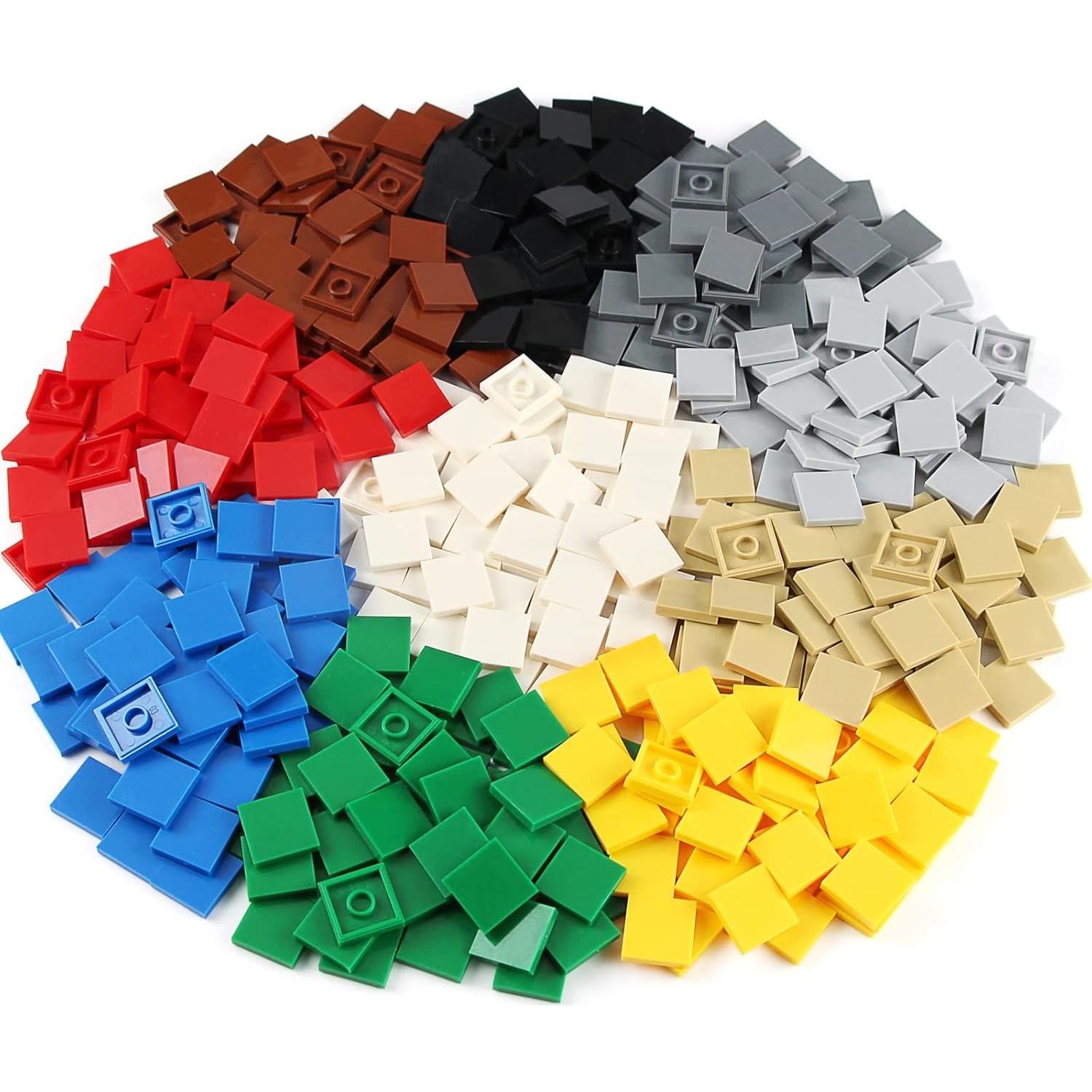 Azulejos Planos Feleph 500 Piezas Multicolores 2x2 cm