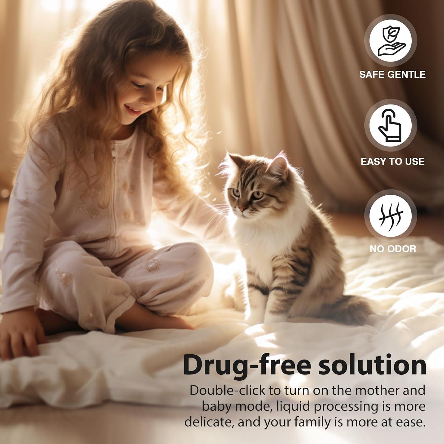 Difusor Calmante para Gatos Alivio Estrés Feromonas 3 Pzs