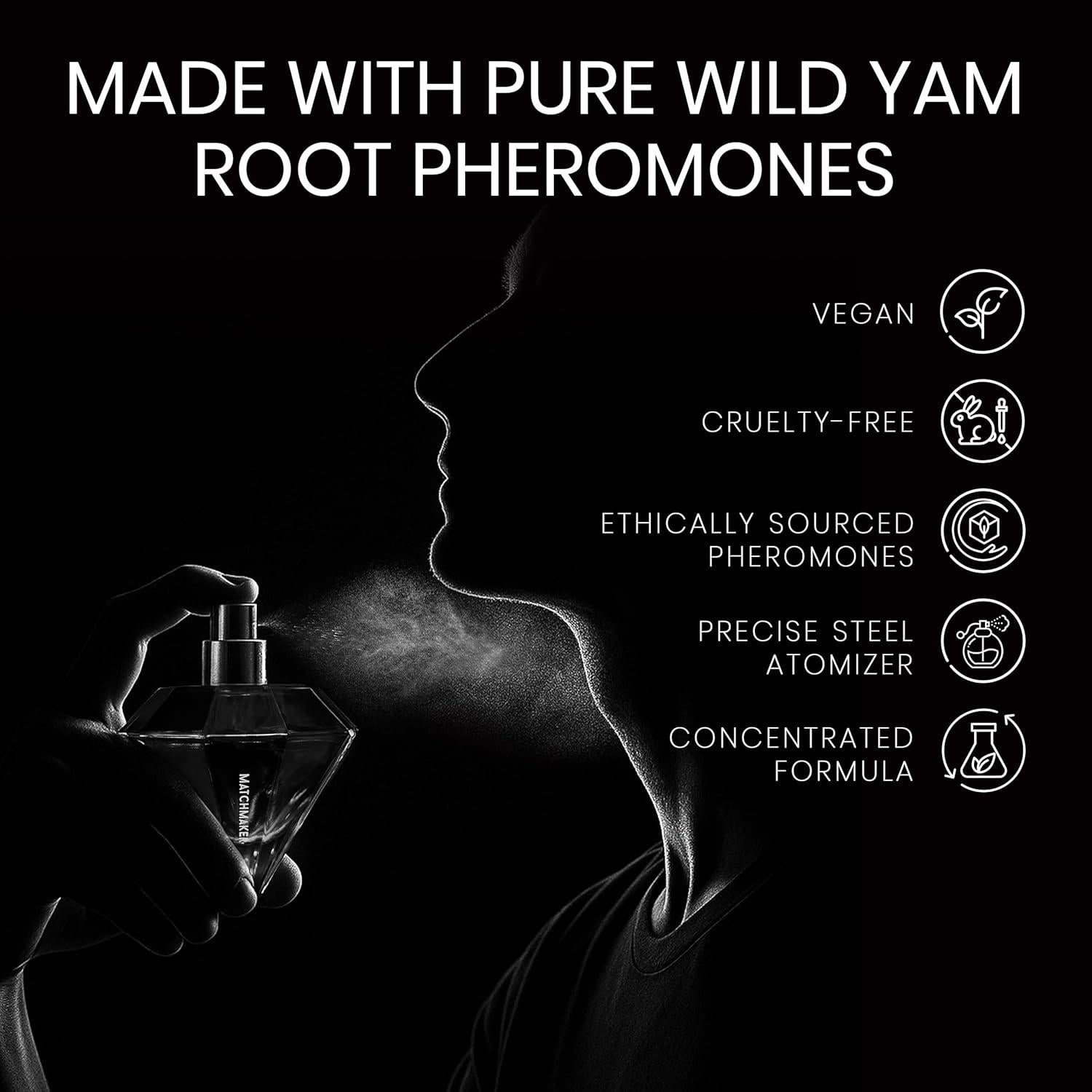 Colonia de Feromonas Ojo de Amor 30ml para Hombres - Aroma Cedro y Almizcle