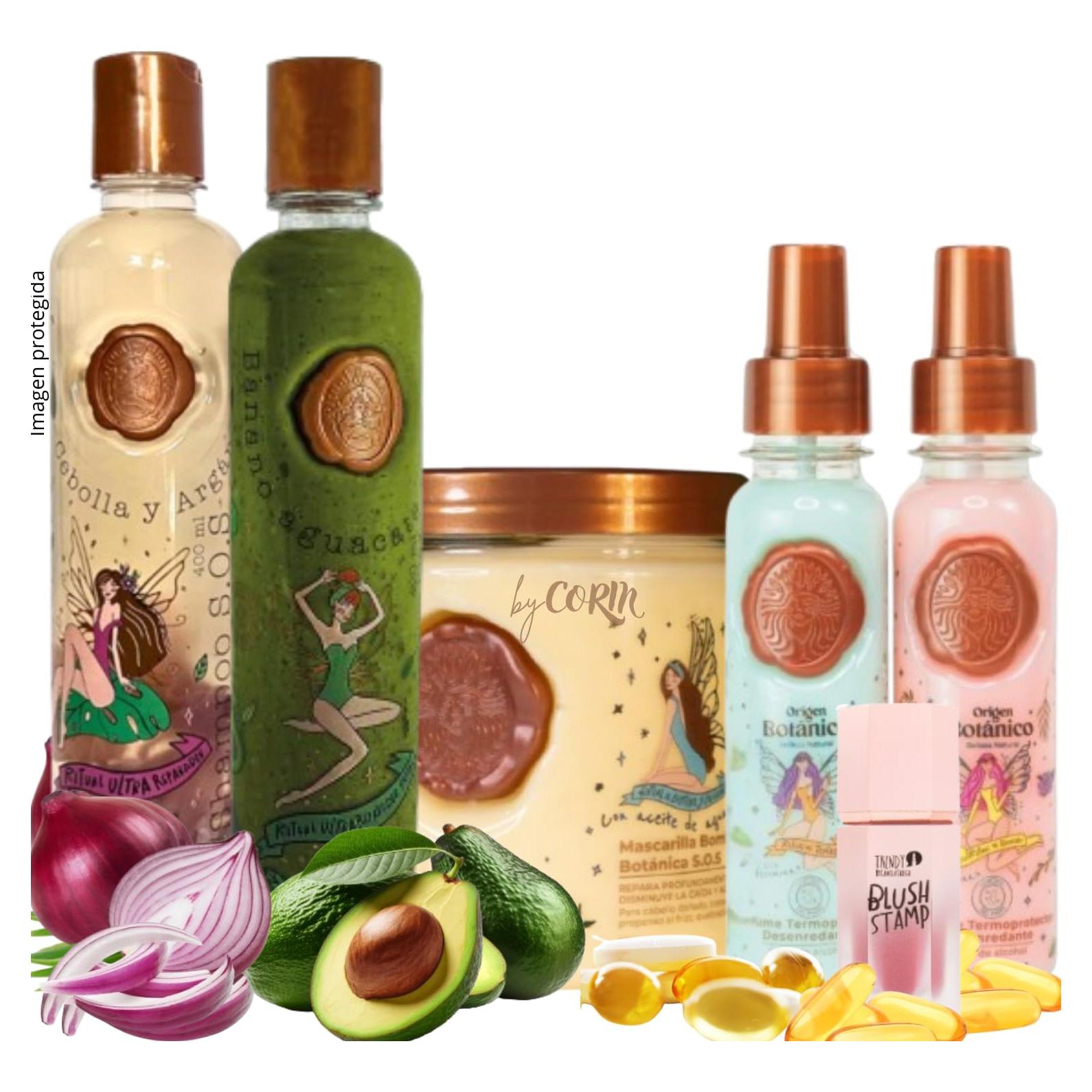 Kit Crecimiento Acelerado Ritual Botánico - Shampoo, Acondicionador y Más