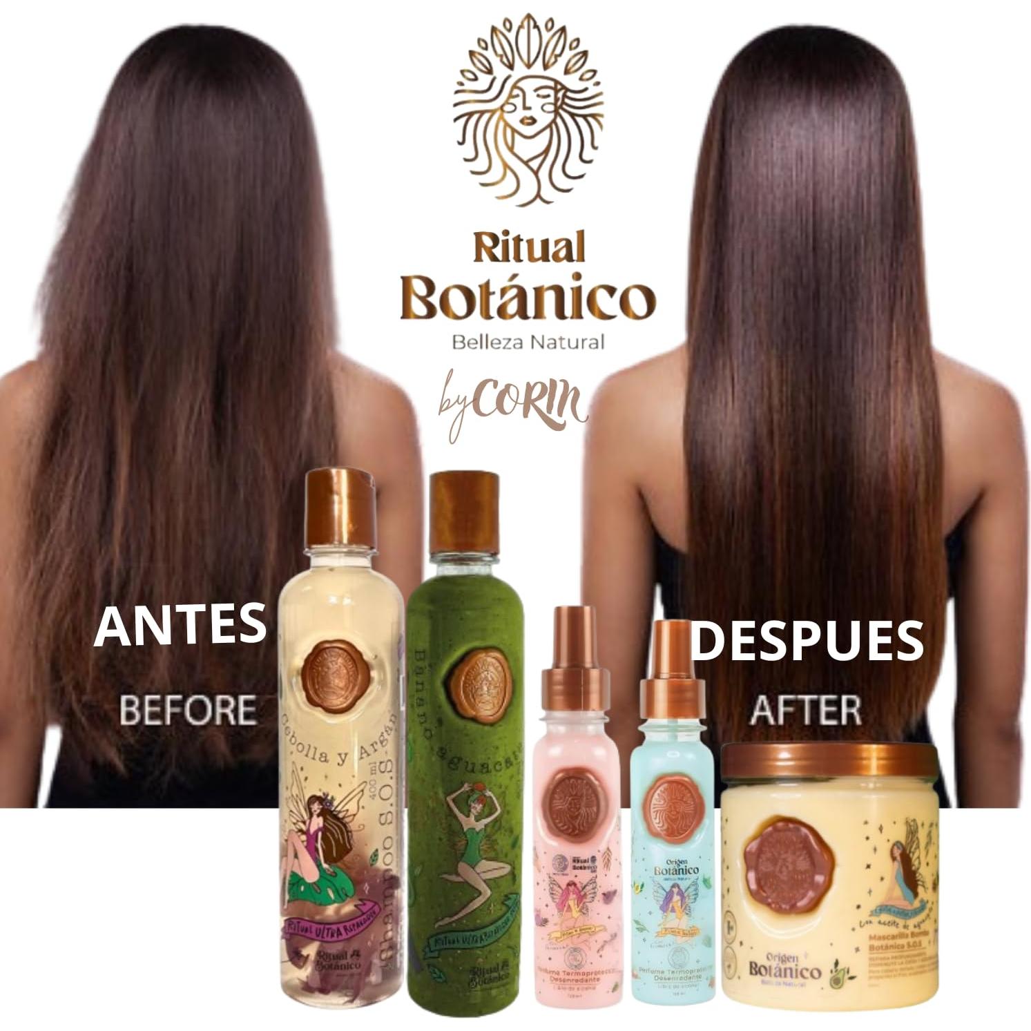 Kit Crecimiento Acelerado Ritual Botánico - Shampoo, Acondicionador y Más