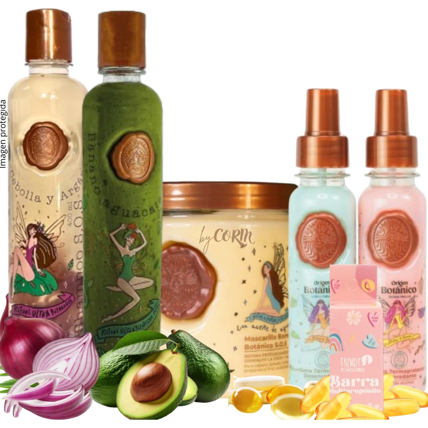 Kit Crecimiento Acelerado Ritual Botánico - Shampoo, Acondicionador y Más