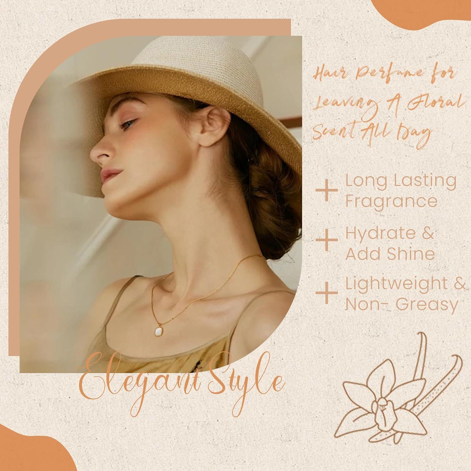 Perfume para Cabello Mgviiiva 50ml - Fragancia Vainilla y Jazmín