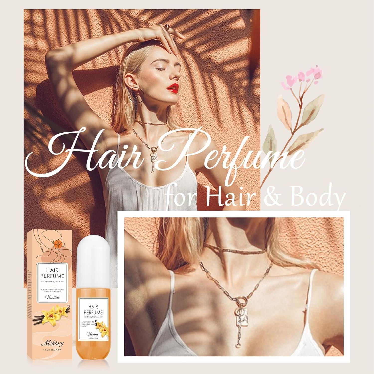 Perfume para Cabello Mgviiiva 50ml - Fragancia Vainilla y Jazmín