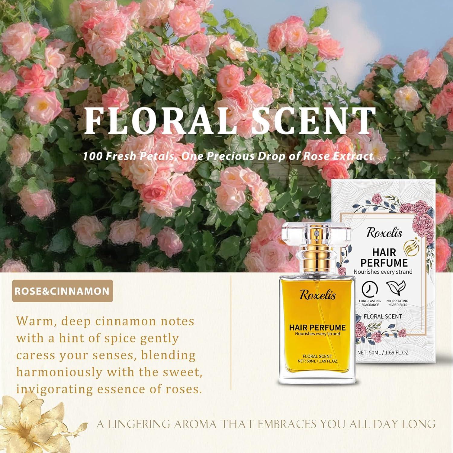 Bruma Hidratante para Cabello y Cuerpo 1.7 fl oz - Notas de Rosa y Canela