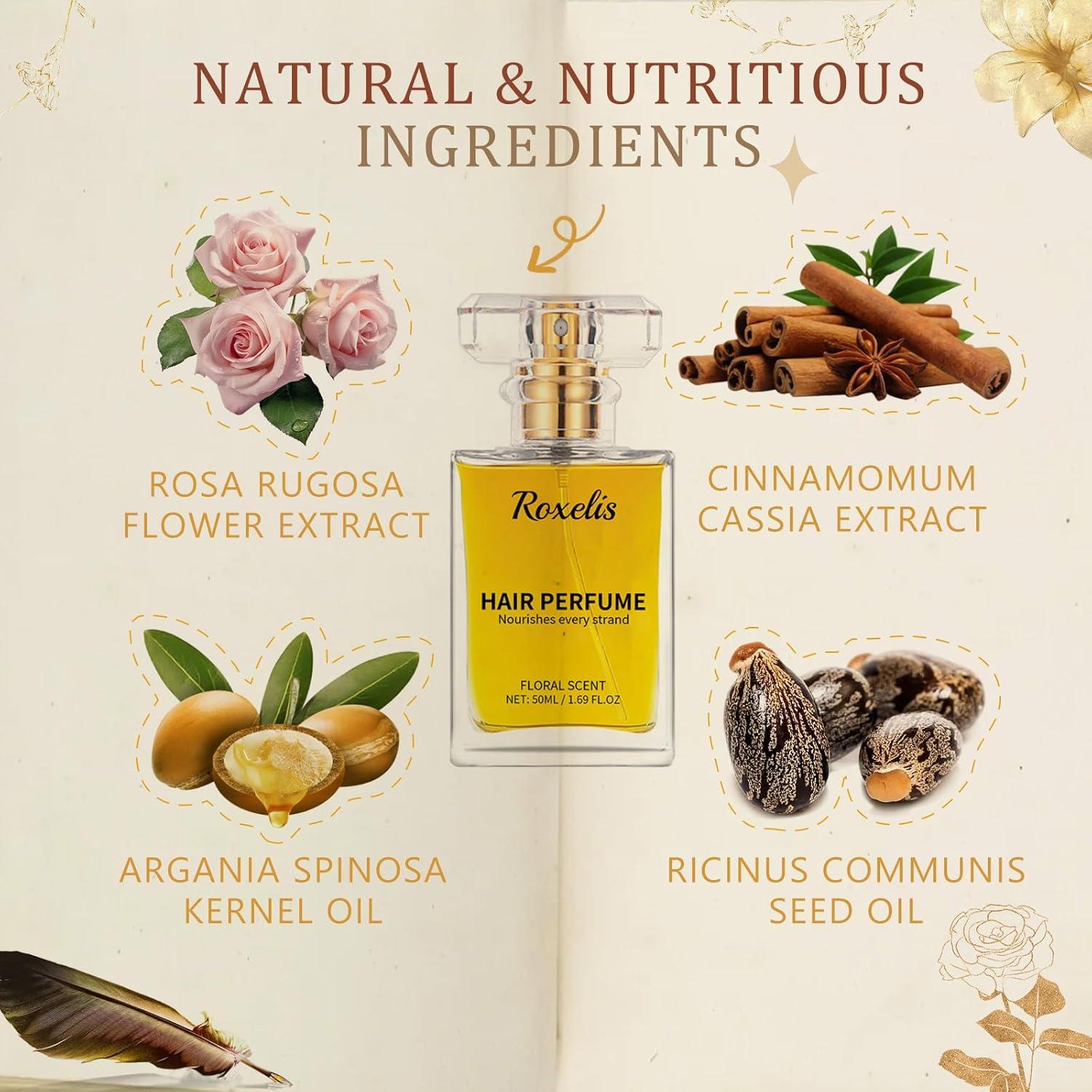 Bruma Hidratante para Cabello y Cuerpo 1.7 fl oz - Notas de Rosa y Canela