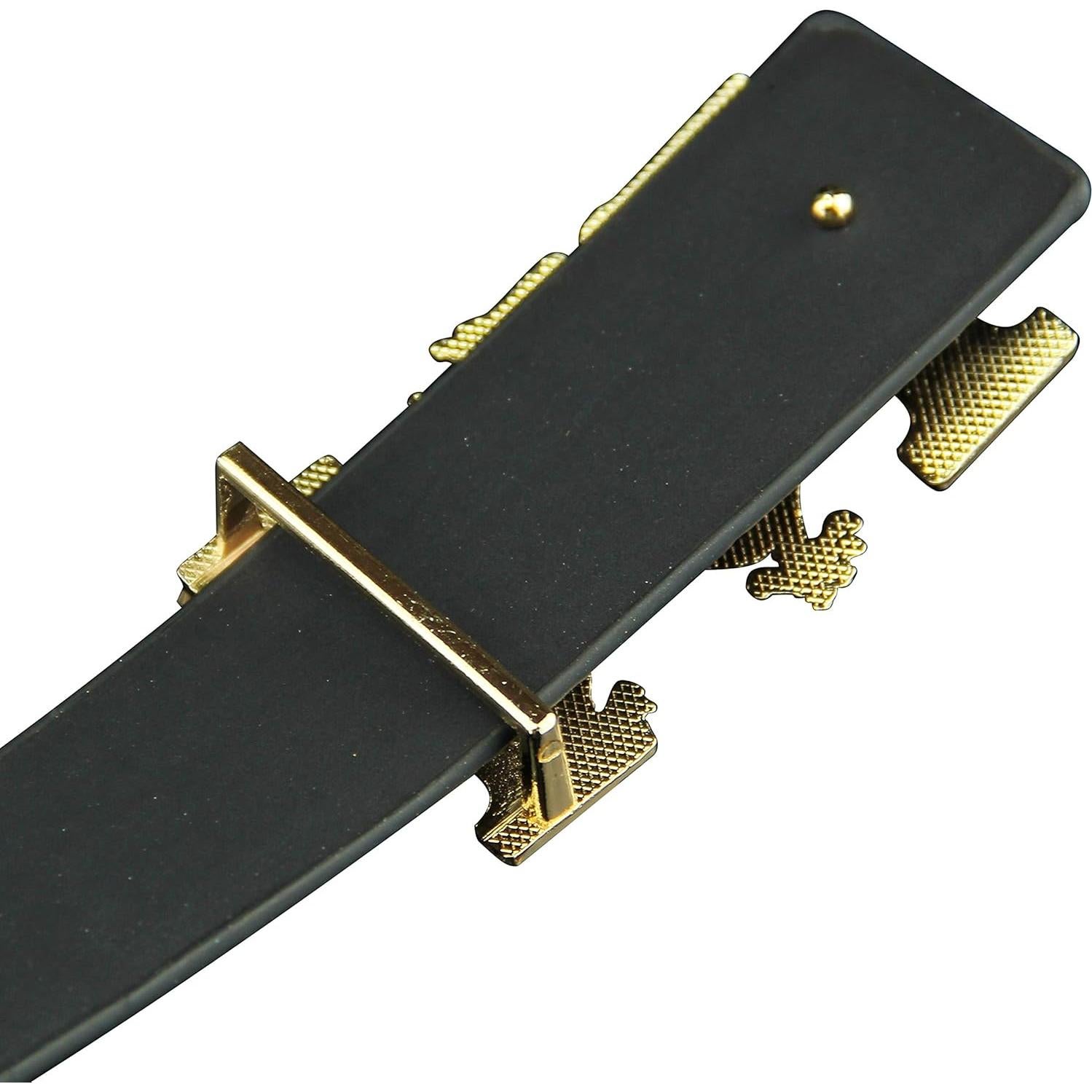 Cinturón de cuero ALAKA para hombres, 110cm, diseño lujo