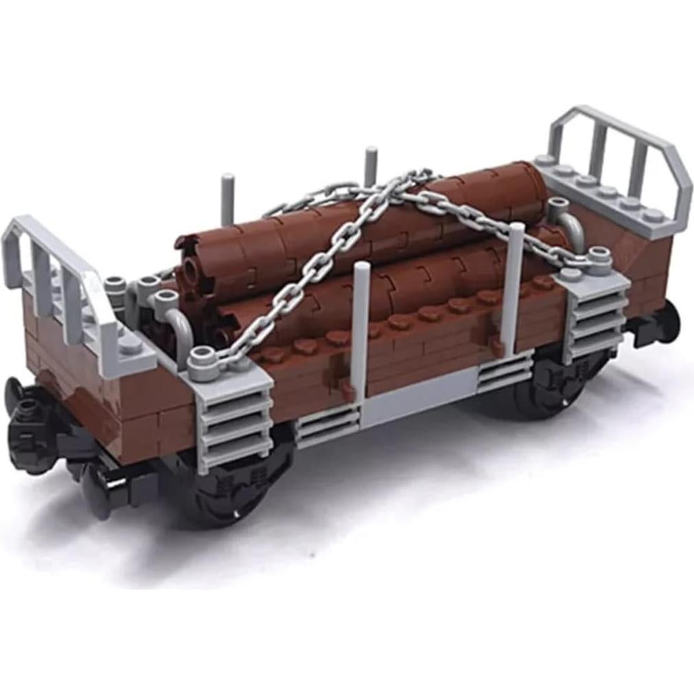 Set de Bloques de Construcción Carreta de Ferrocarril General Jim 180 Piezas