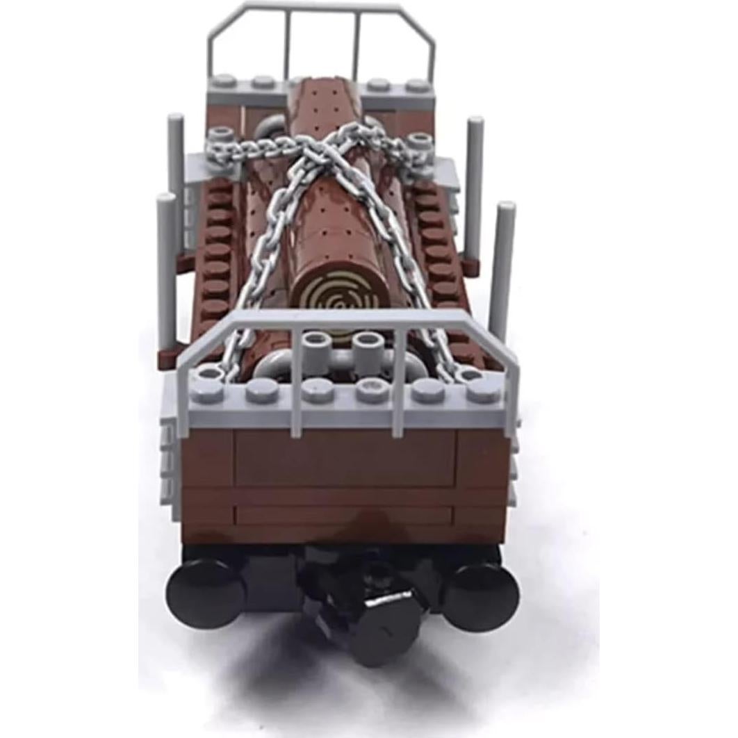 Set de Bloques de Construcción Carreta de Ferrocarril General Jim 180 Piezas