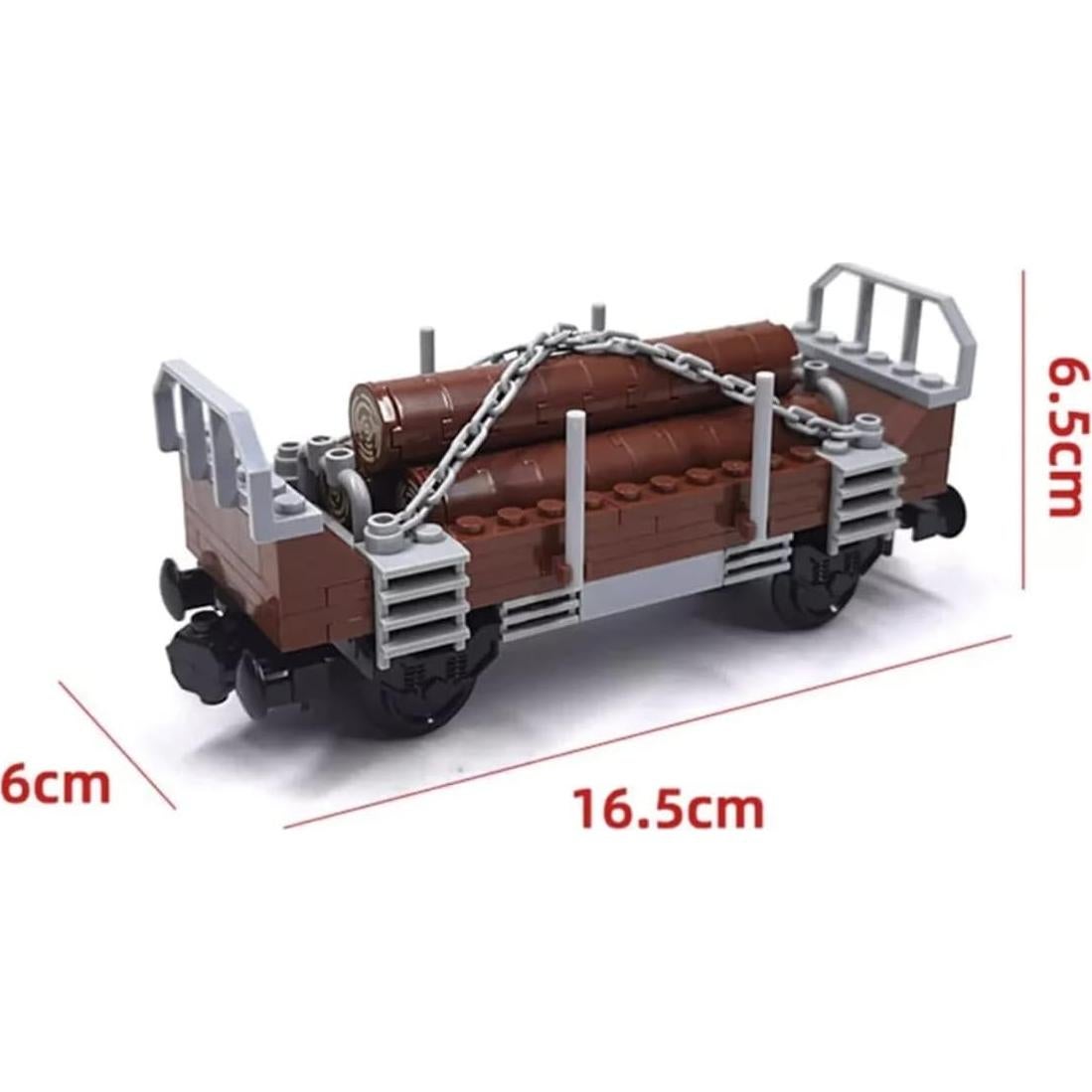 Set de Bloques de Construcción Carreta de Ferrocarril General Jim 180 Piezas