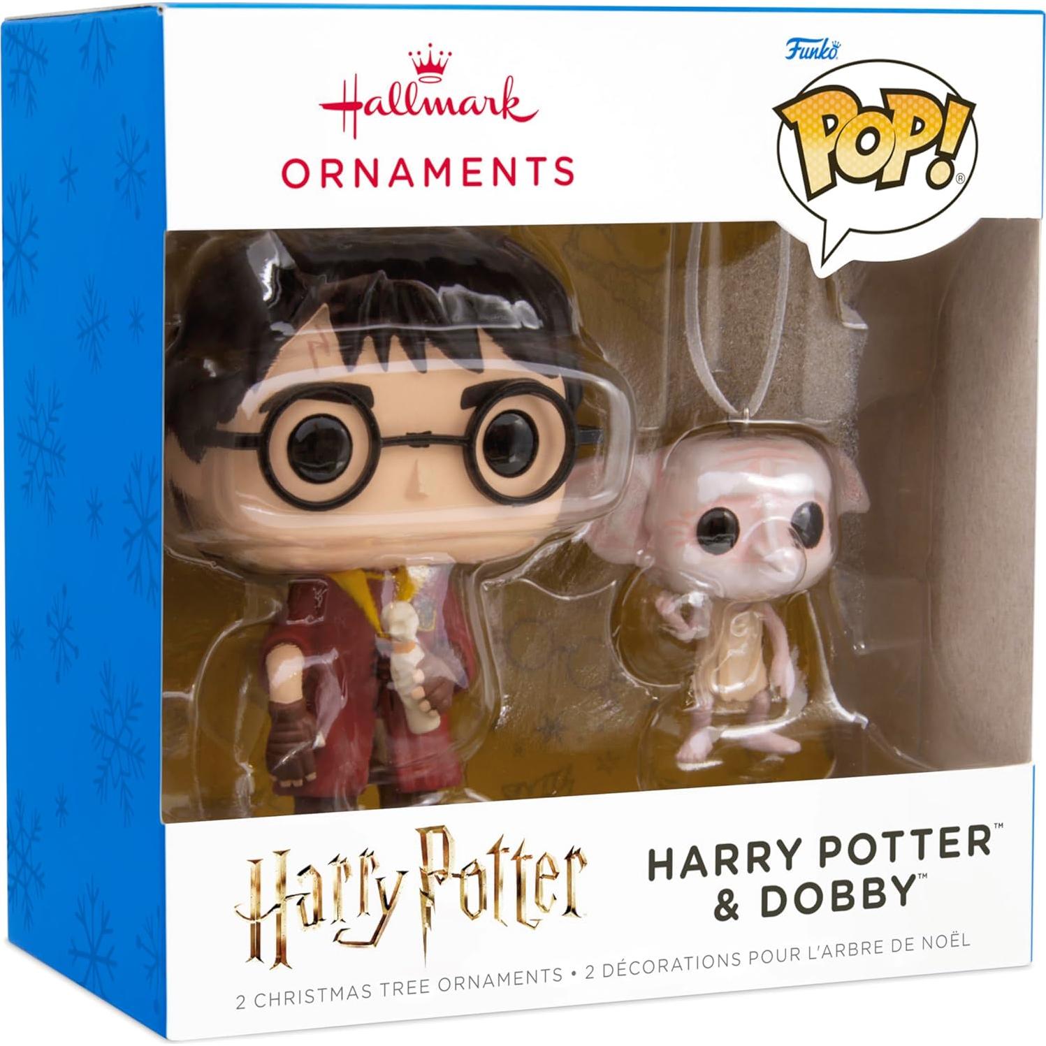 Set de 2 Adornos Navideños Hallmark Harry Potter y Dobby