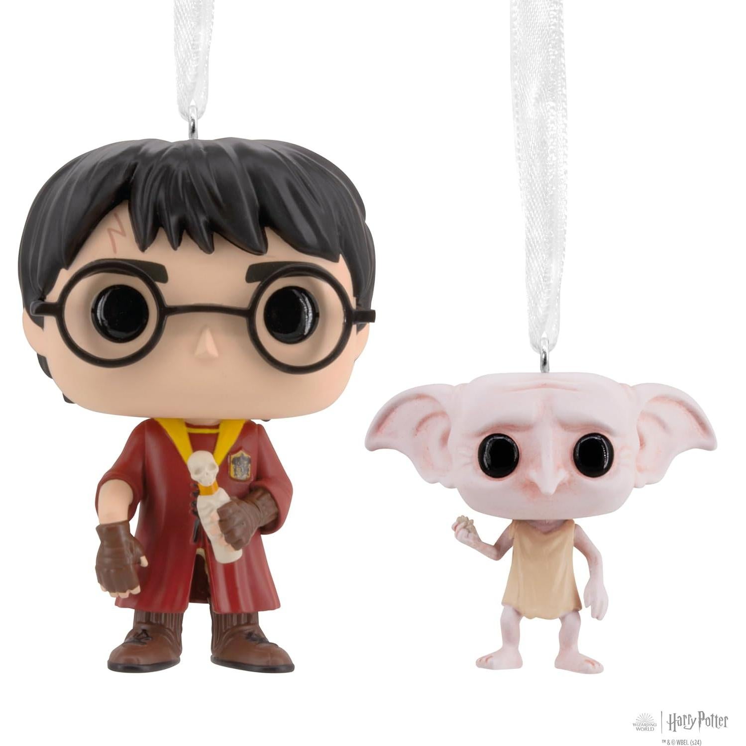 Set de 2 Adornos Navideños Hallmark Harry Potter y Dobby