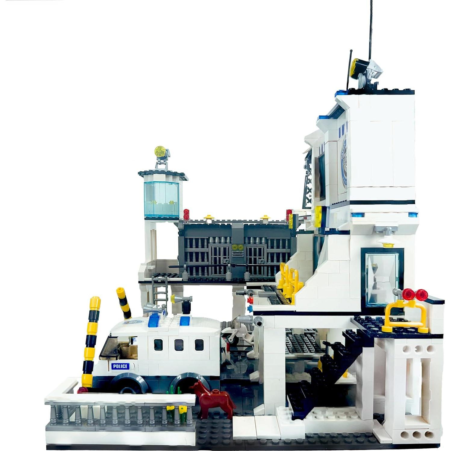 Juego de Bloques de Construcción Estación de Policía General Jim 38.3x25.5cm