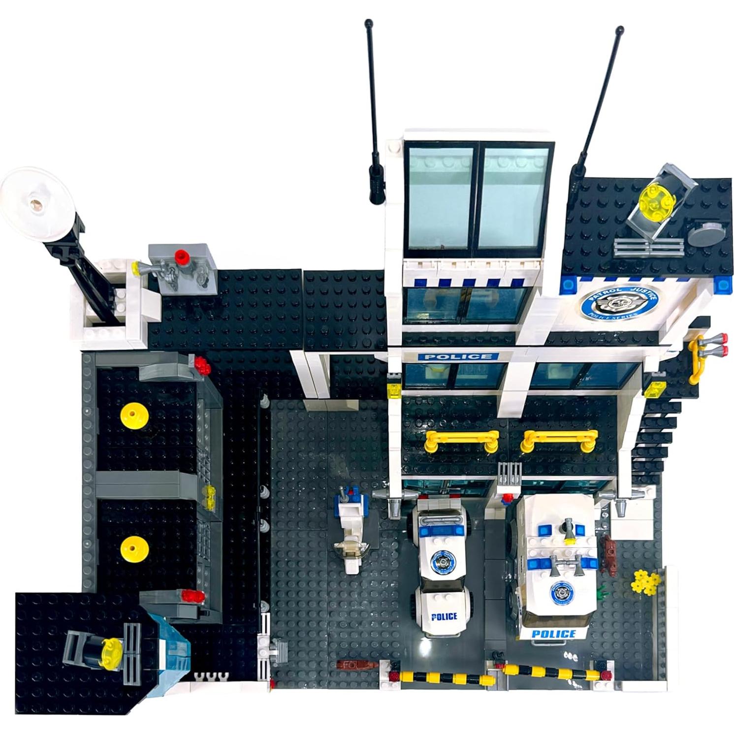 Juego de Bloques de Construcción Estación de Policía General Jim 38.3x25.5cm