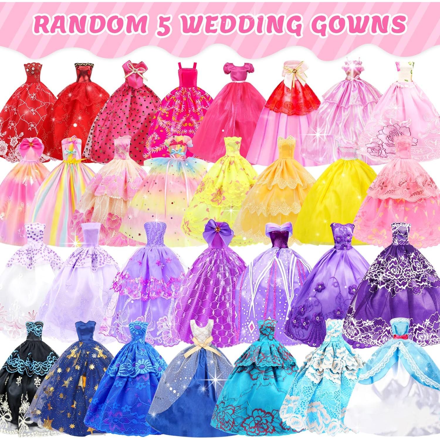 100 Piezas Ropa y Accesorios para Muñecas 29 cm - Unicorn Element