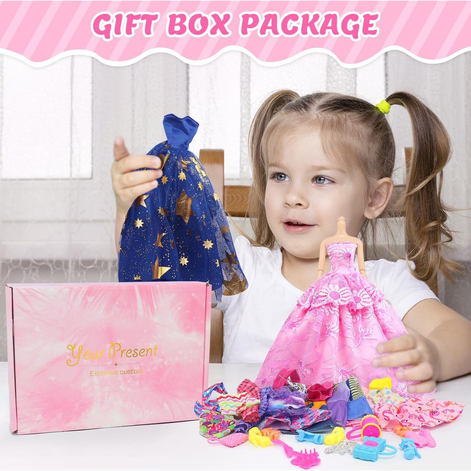 100 Piezas Ropa y Accesorios para Muñecas 29 cm - Unicorn Element