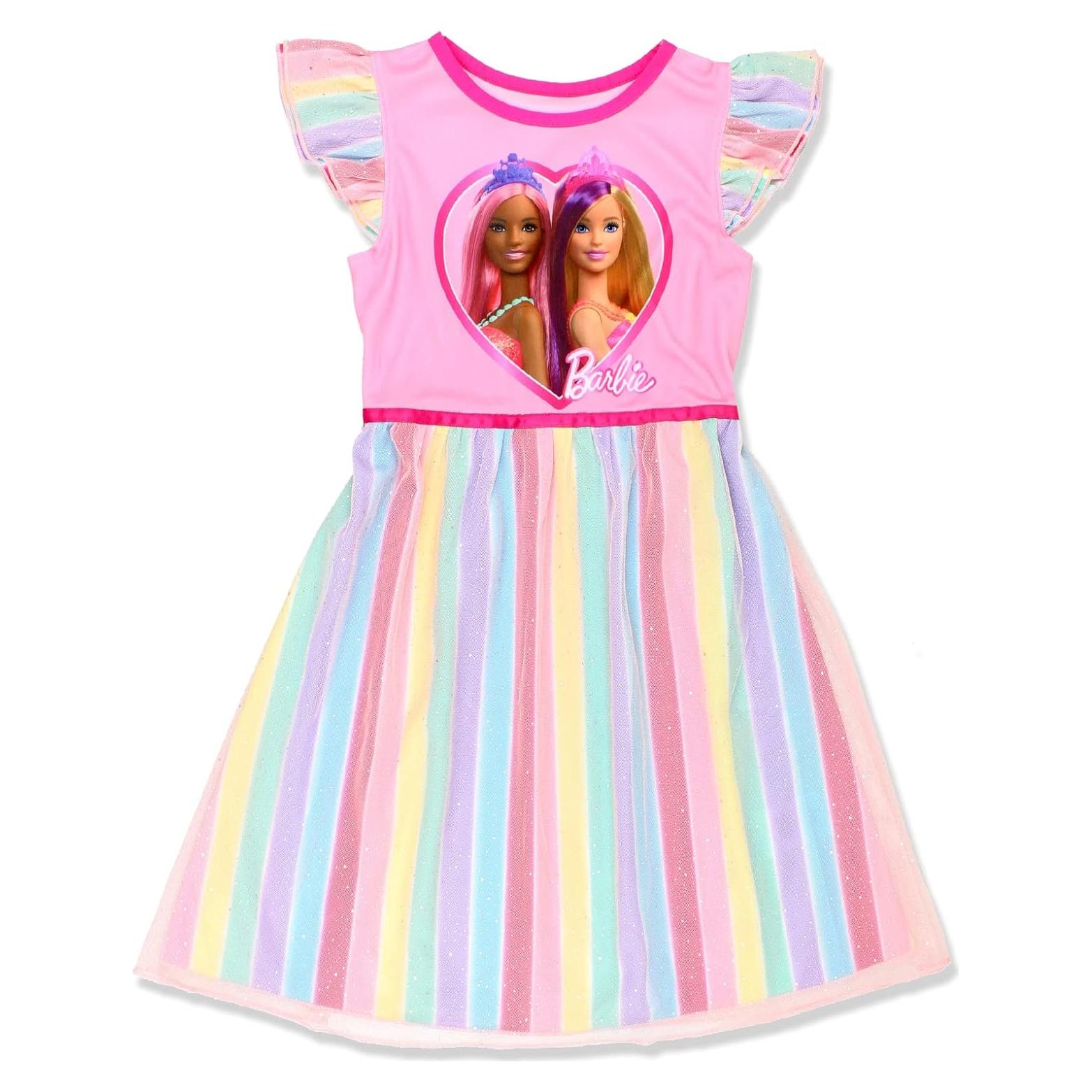 Vestido de Fantasía Rosa Barbie para Niñas - Pijama 4 años