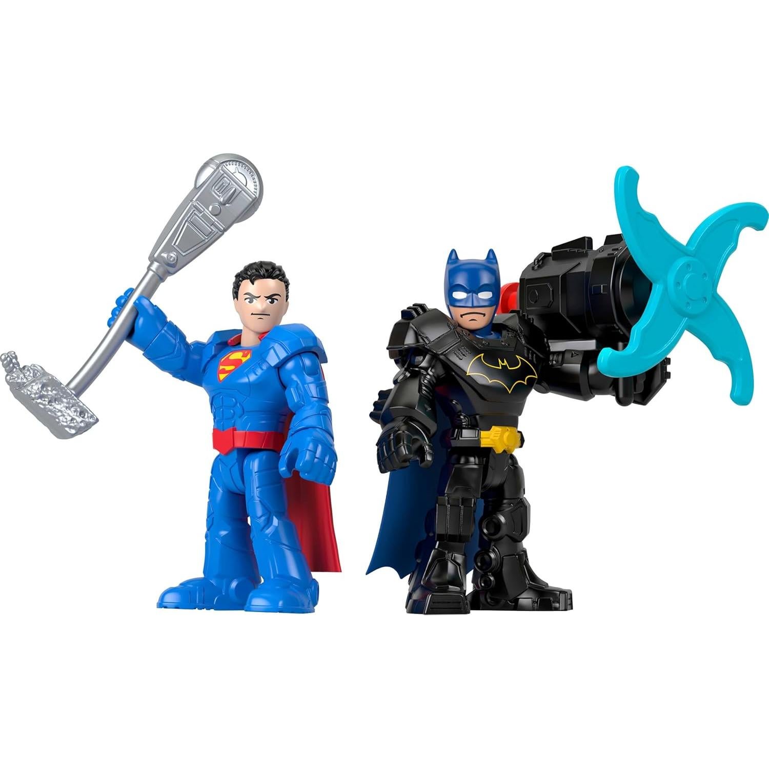Set de Juguete Batmobile y Supermobile Fisher-Price DC Super Friends
