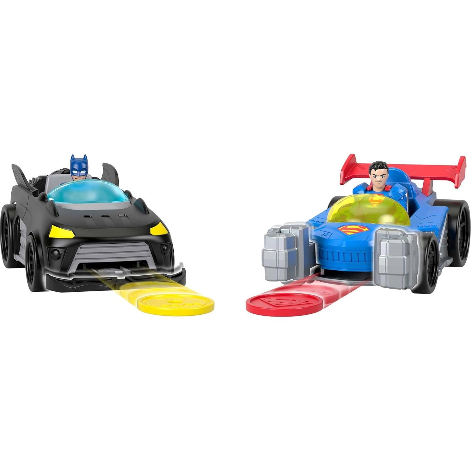 Set de Juguete Batmobile y Supermobile Fisher-Price DC Super Friends