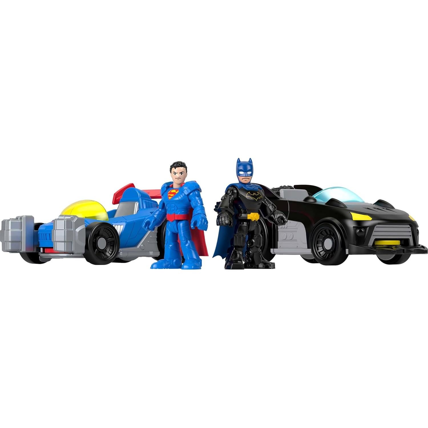 Set de Juguete Batmobile y Supermobile Fisher-Price DC Super Friends