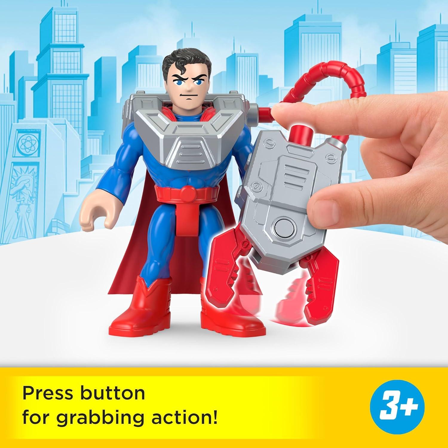 Figuras de Acción Fisher-Price Imaginext Superman y Krypto 7.62 cm