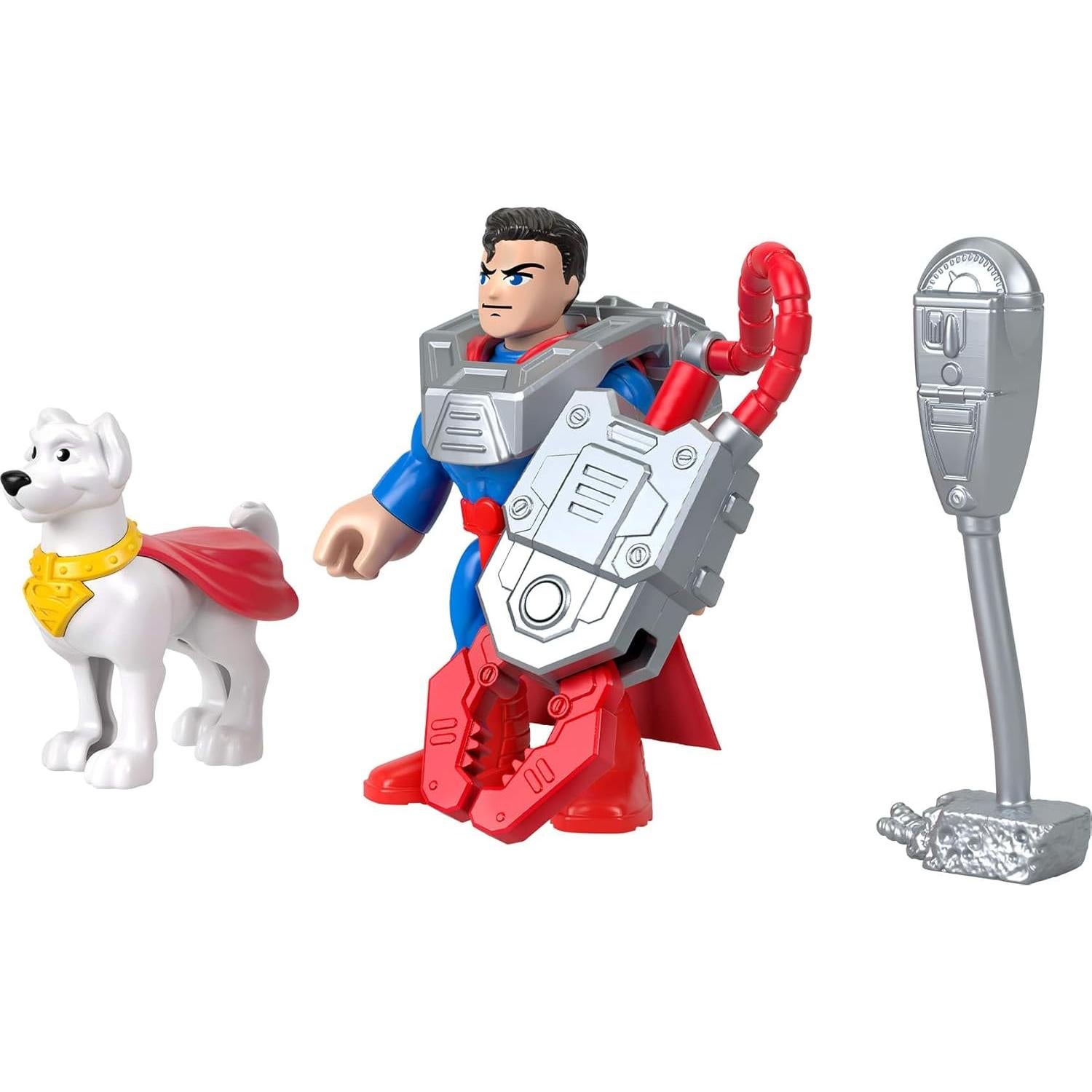 Figuras de Acción Fisher-Price Imaginext Superman y Krypto 7.62 cm