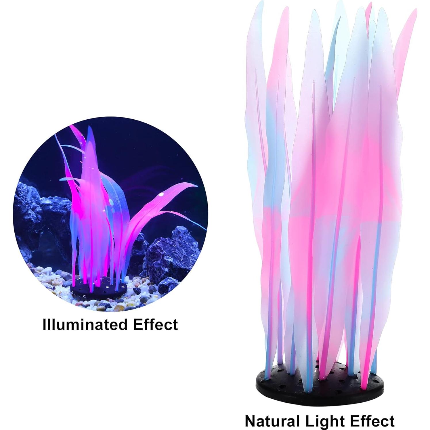 VOCOSTE Algas Artificiales Rosa para Acuarios 17.5 cm