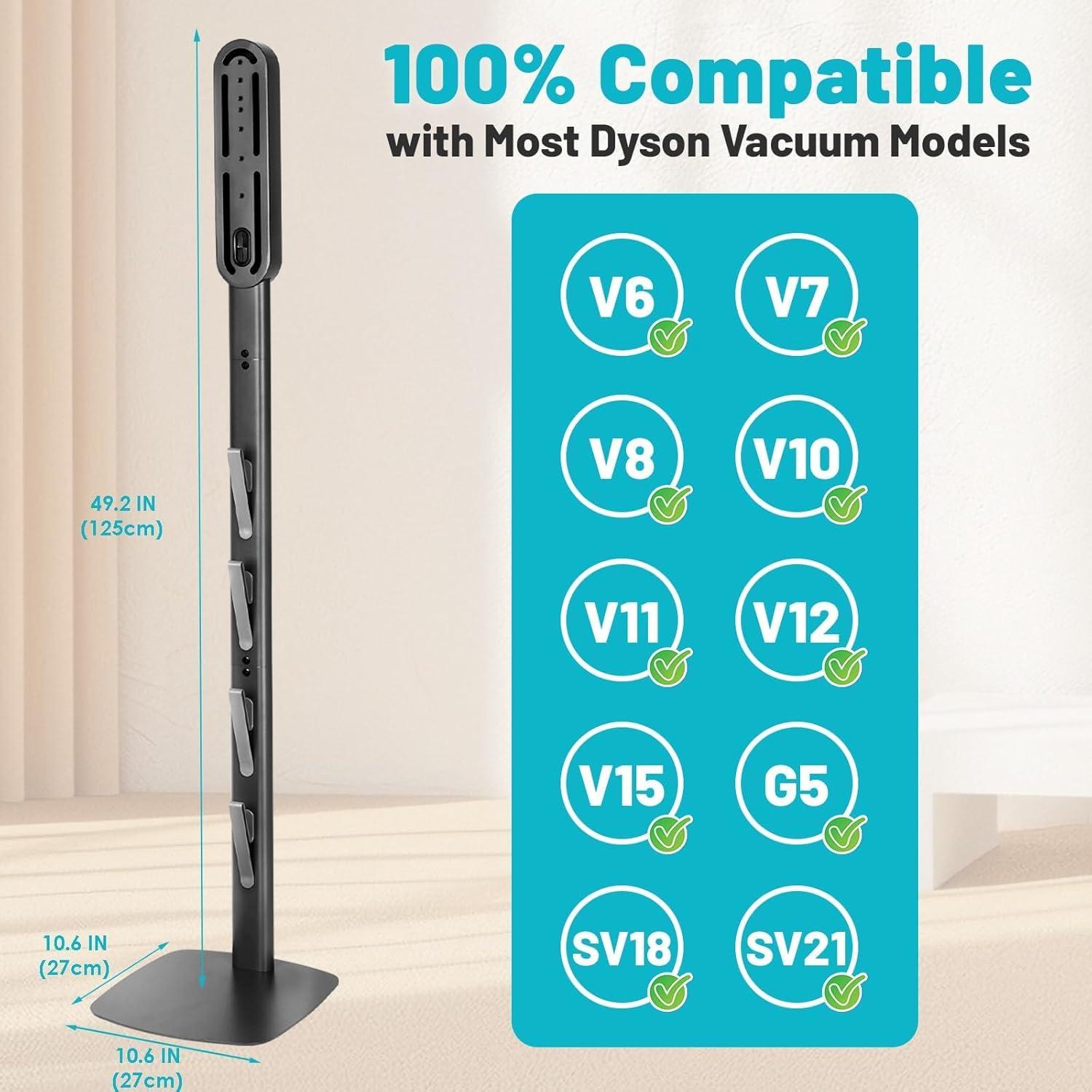 Soporte de Pie para Aspiradora Dyson FrontLine con 4 Ganchos