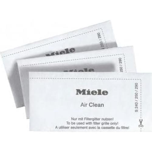 Filtros Miele AirClean para Aspiradora - Paquete de 3 Unidades