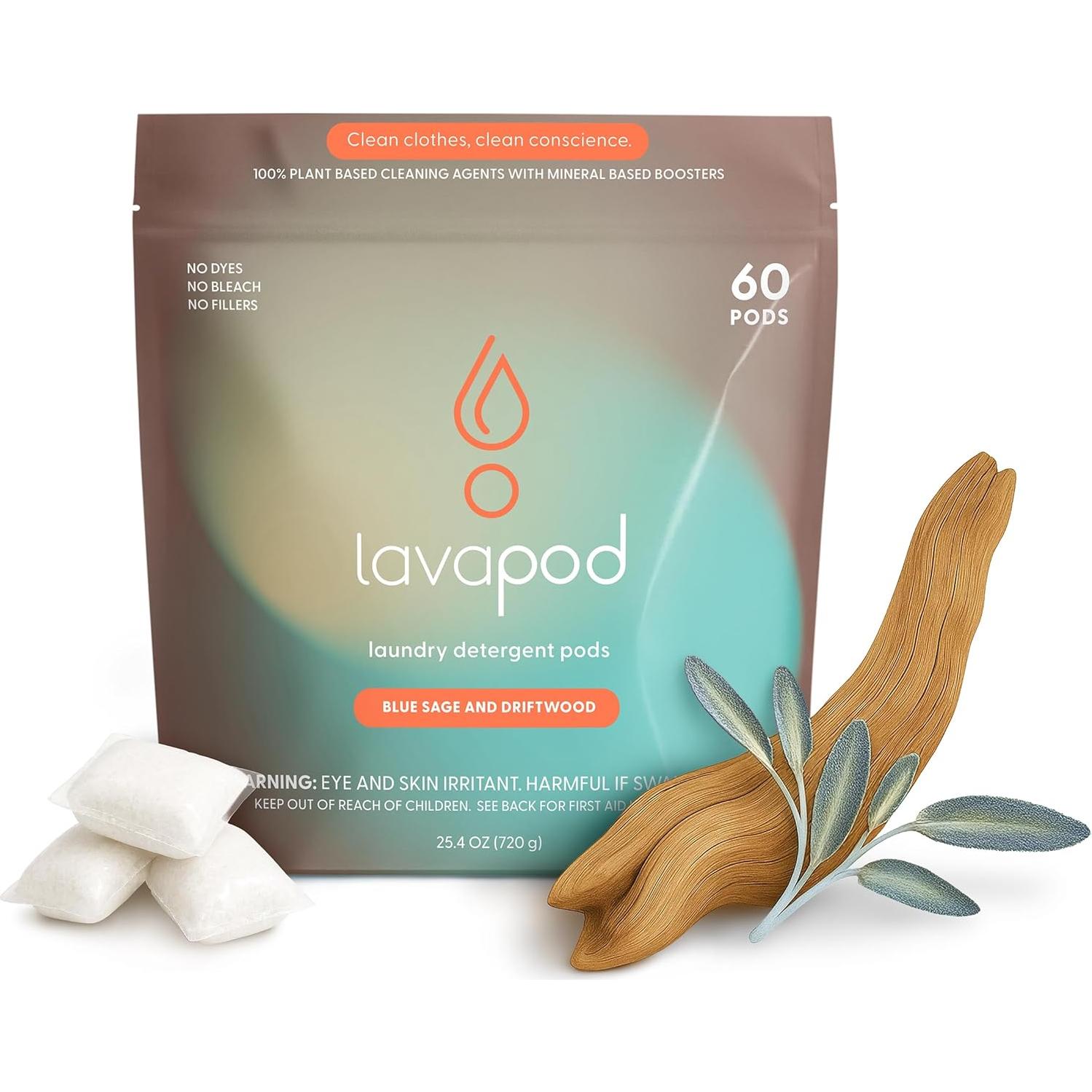 Cápsulas de Lavado Lavapod - Detergente Ecológico 60 Unidades