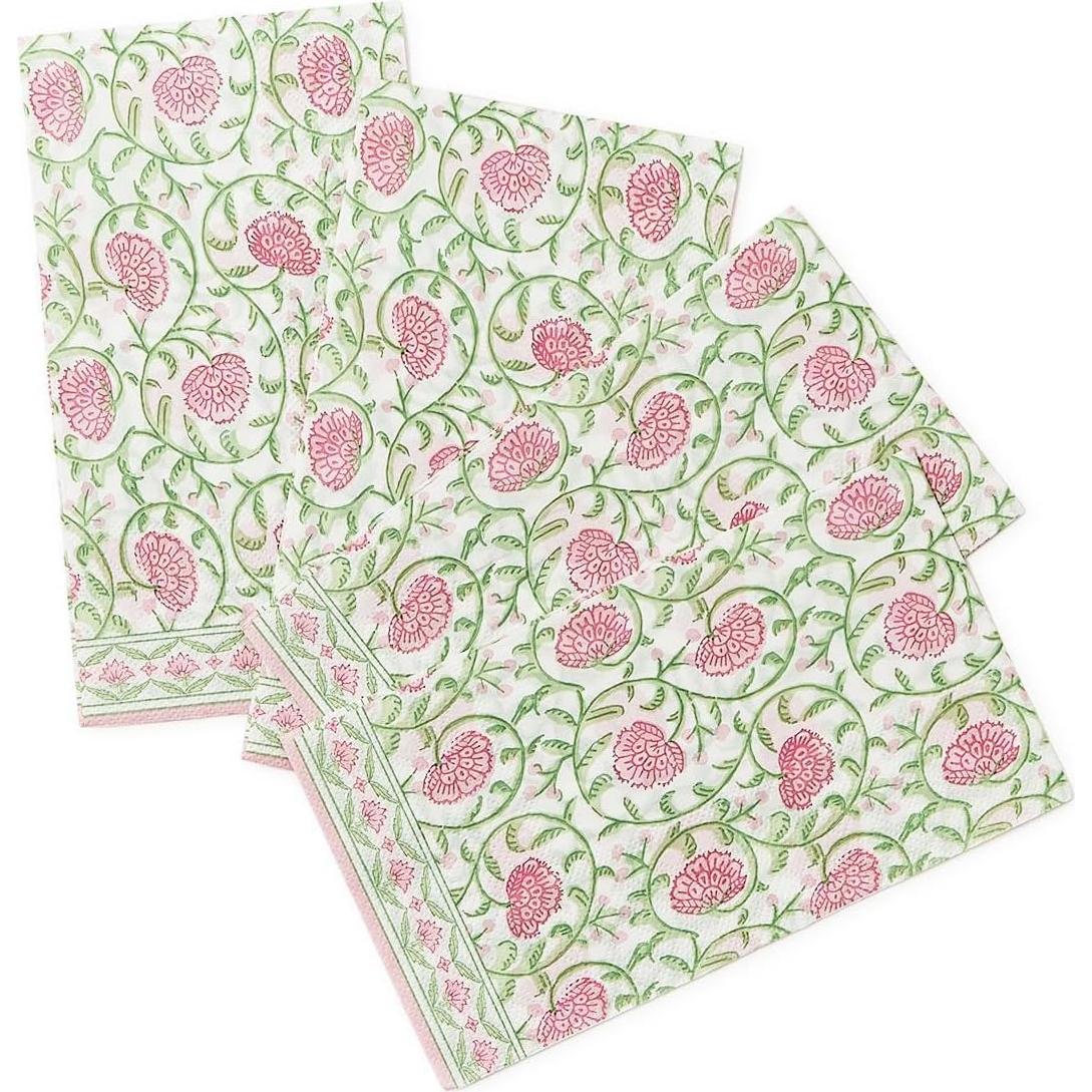 Servilletas de Papel 3 Capas Two's Company Floral 20.32 cm