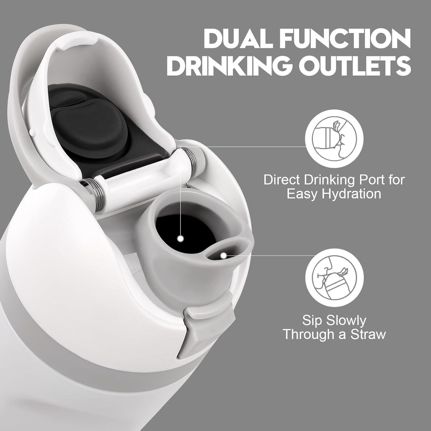 Tapa de Reemplazo Ruzkq para Owala FreeSip 16oz a 40oz