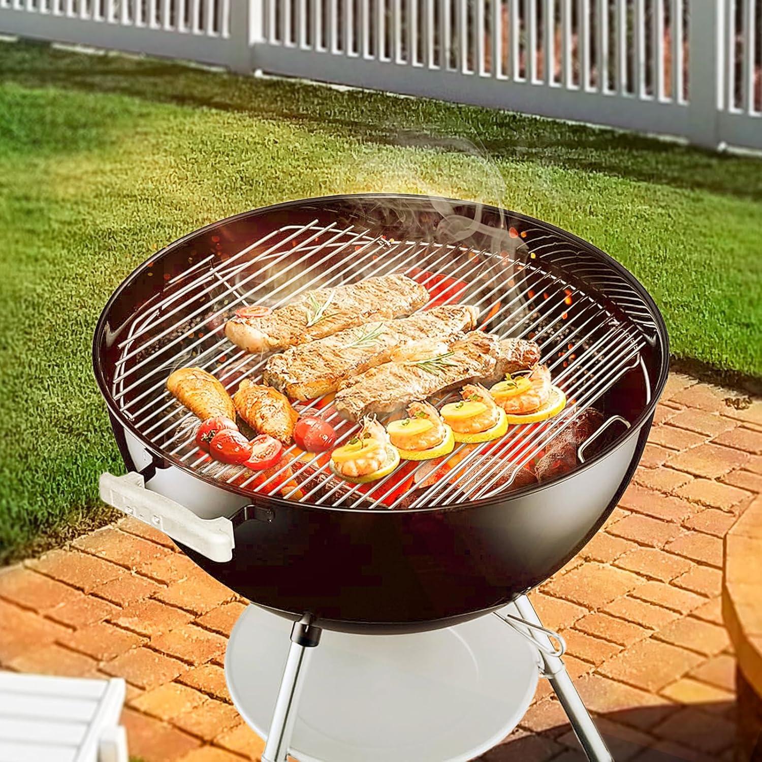 Rejilla de Cocina Plegable Weber 7436 para BBQ 22 Pulgadas