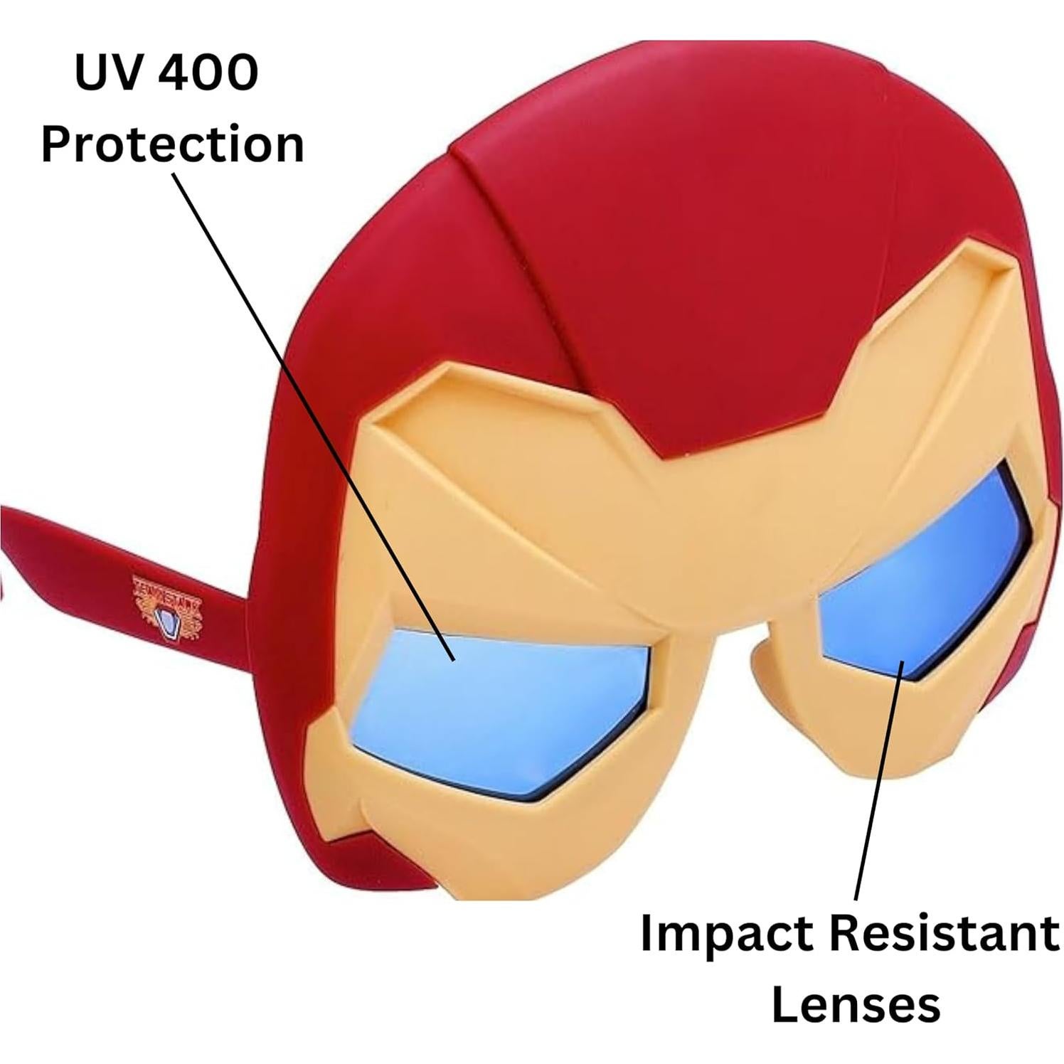 Gafas de sol Sun-Staches Iron Man | UV 400 | Talla única