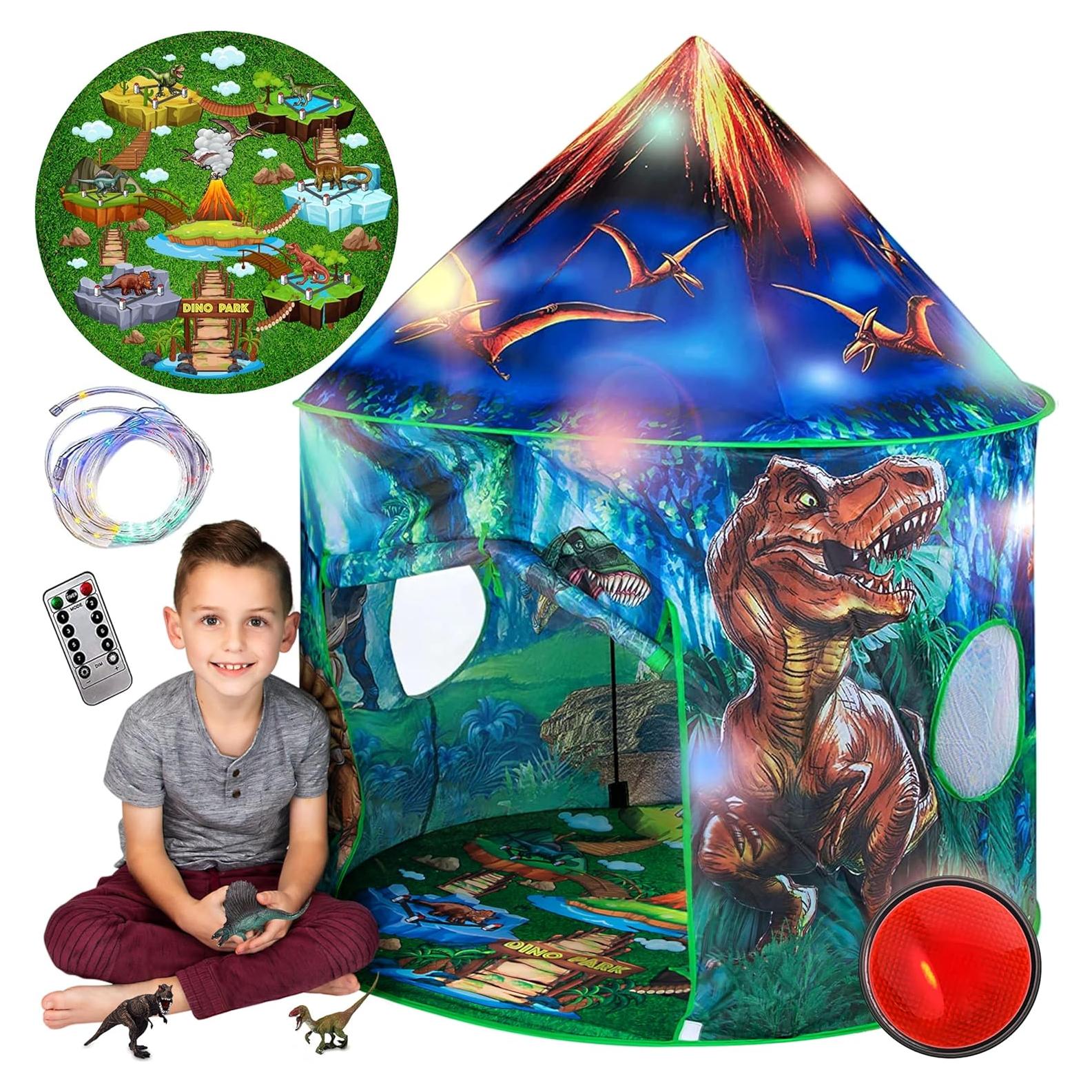 Tienda de Juego Pop Up Dinosaurios Toy To Enjoy 81x81cm